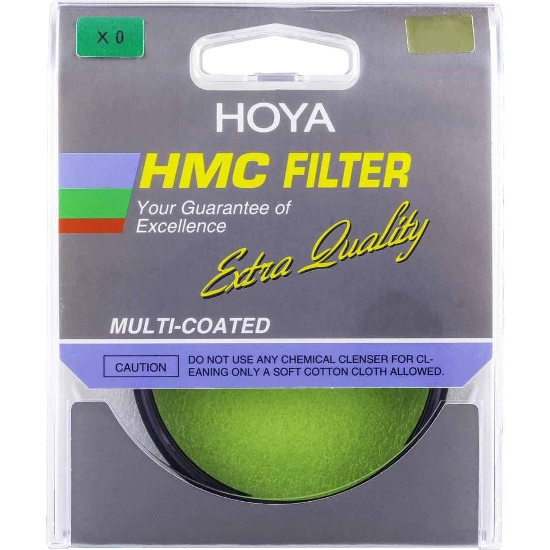 Filtro de vidrio amarillo verde Hoya 52 mm multicapa