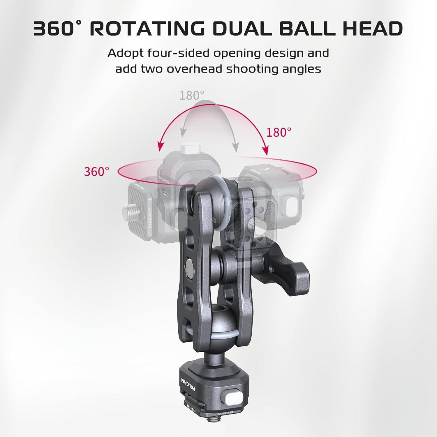 FALCAM F22 Kit Brazo Mágico Articulado Doble Liberación Rápida