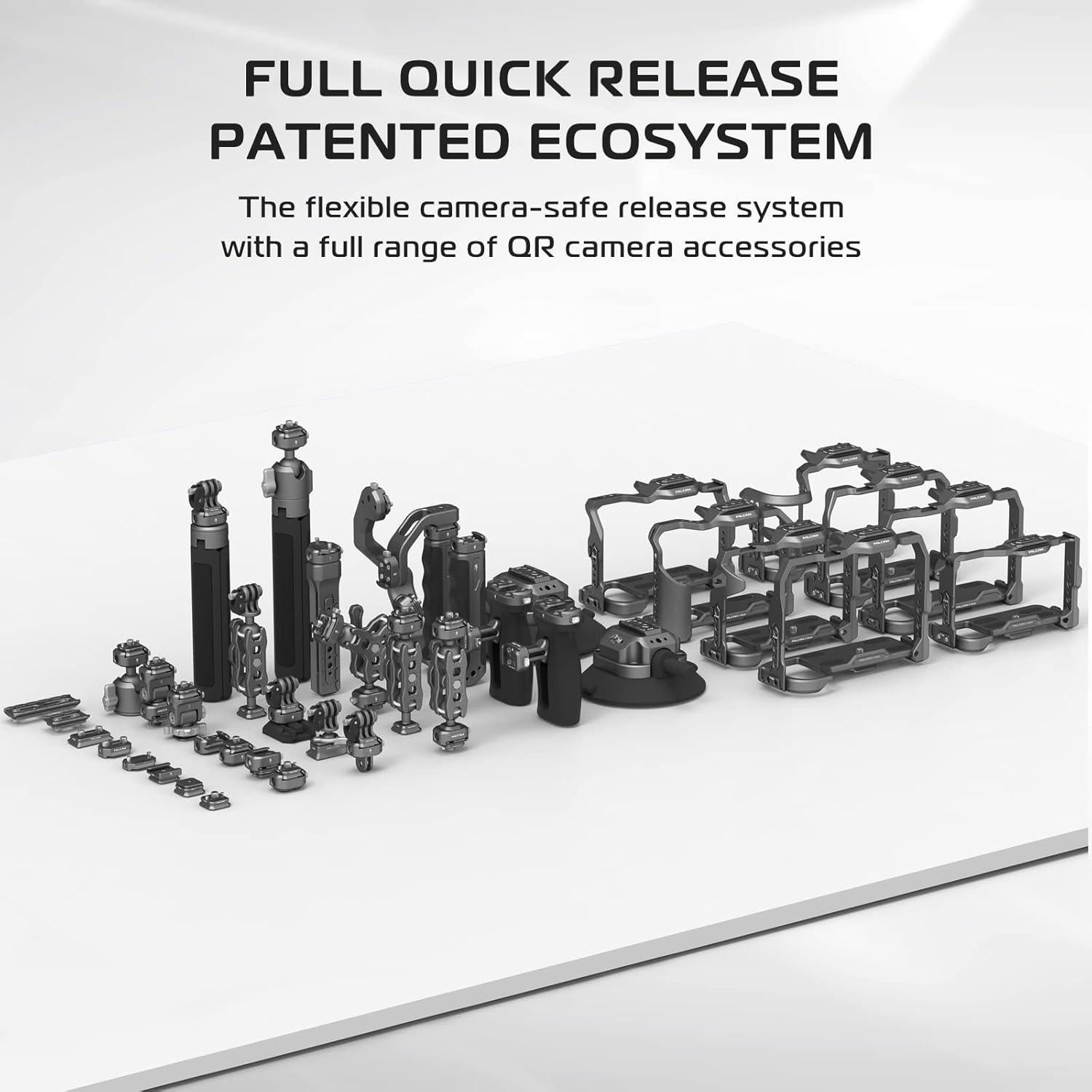 FALCAM F22 Kit Brazo Mágico Articulado Doble Liberación Rápida