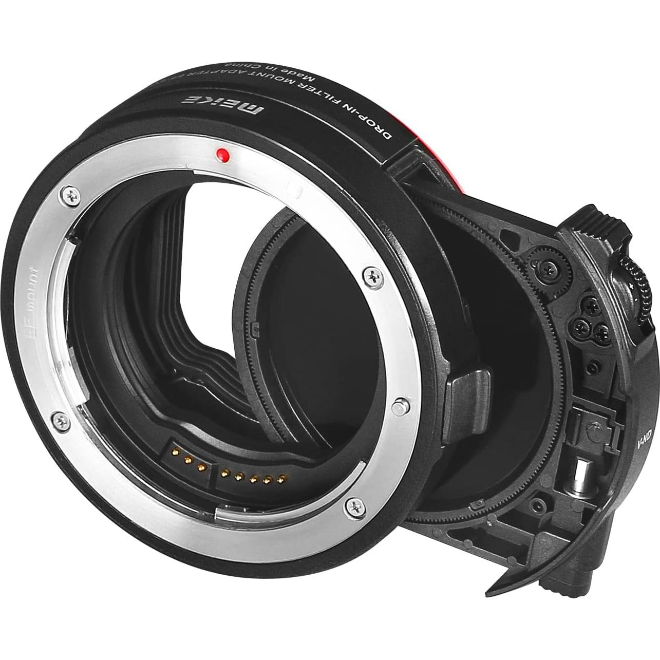 Adaptador Meike MK-EFTR-C para Canon EF a EOS R con Filtro ND y UV