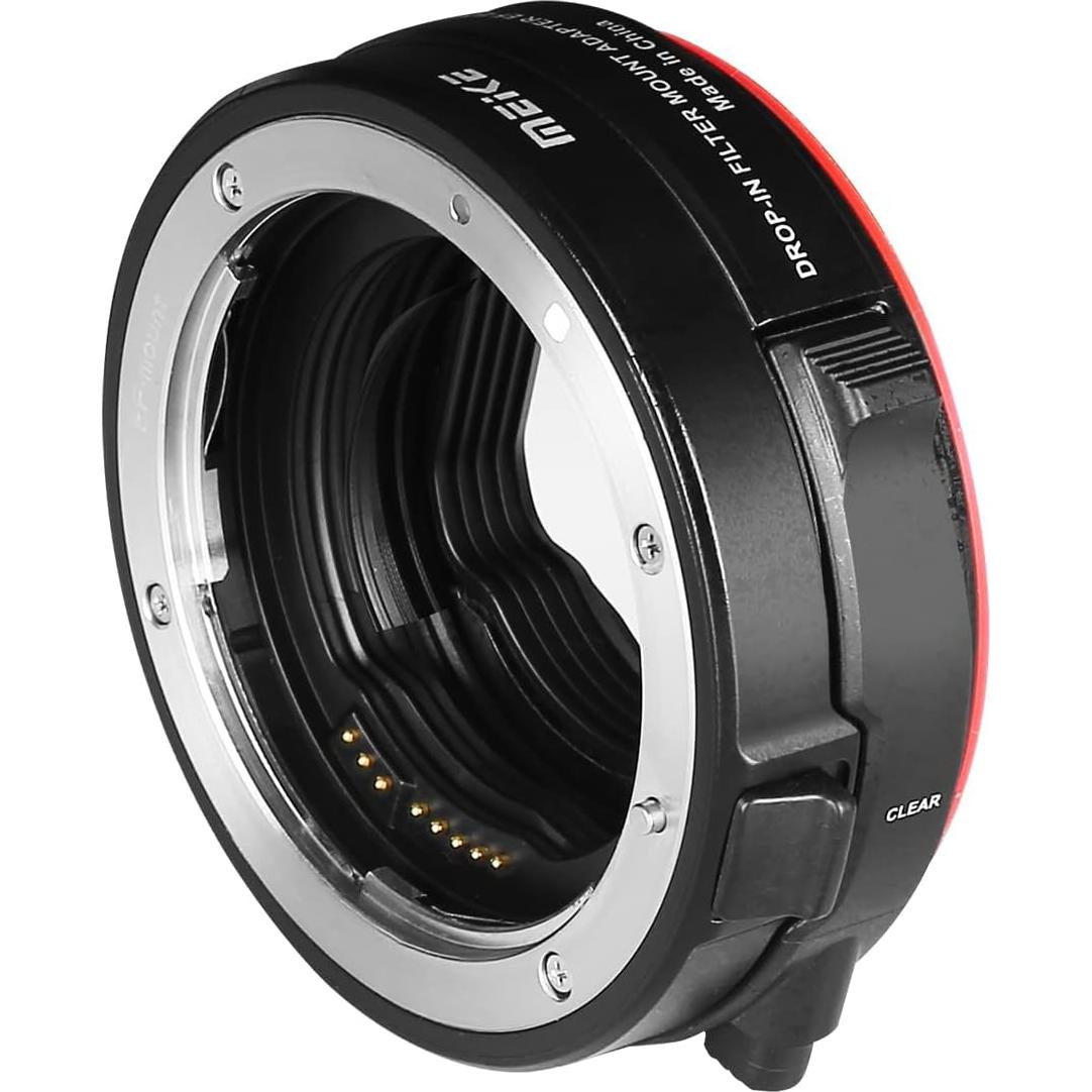 Adaptador Meike MK-EFTR-C para Canon EF a EOS R con Filtro ND y UV