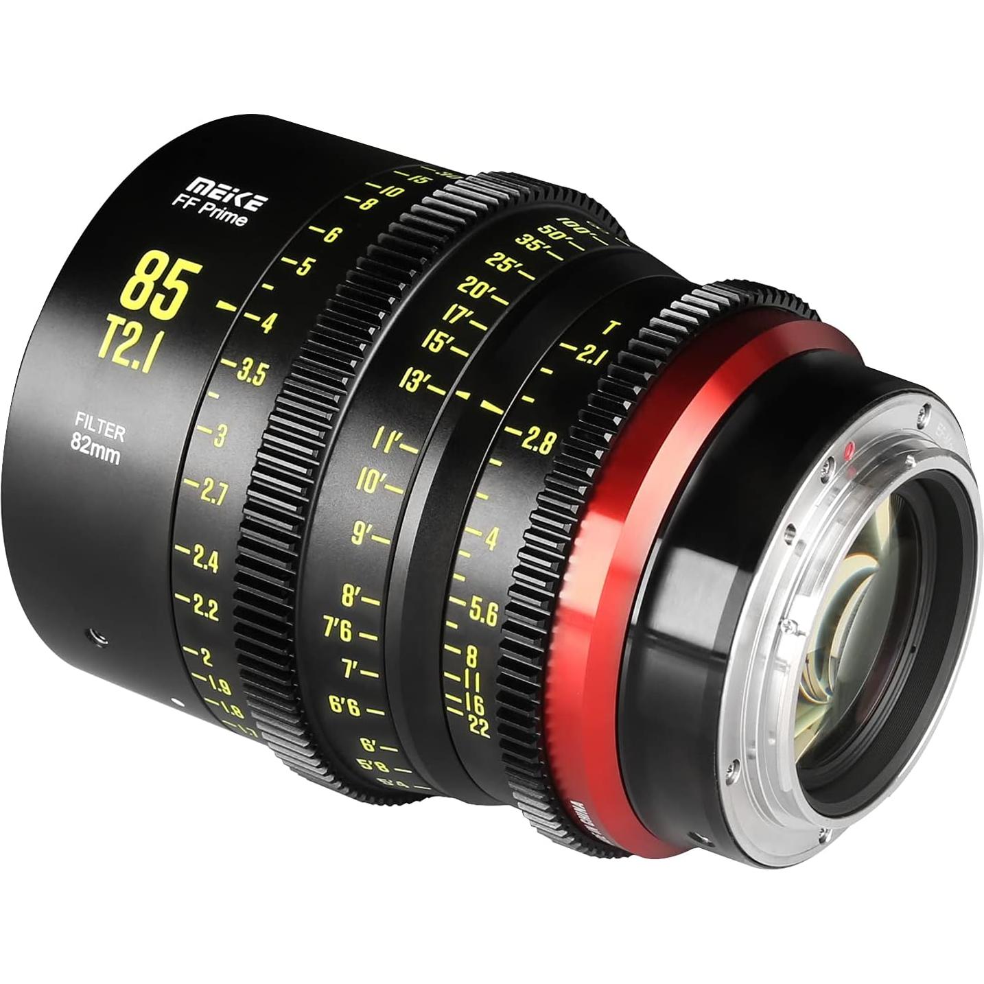 Lente de Cine MEKE 85mm T2.1 Manual para Canon EF