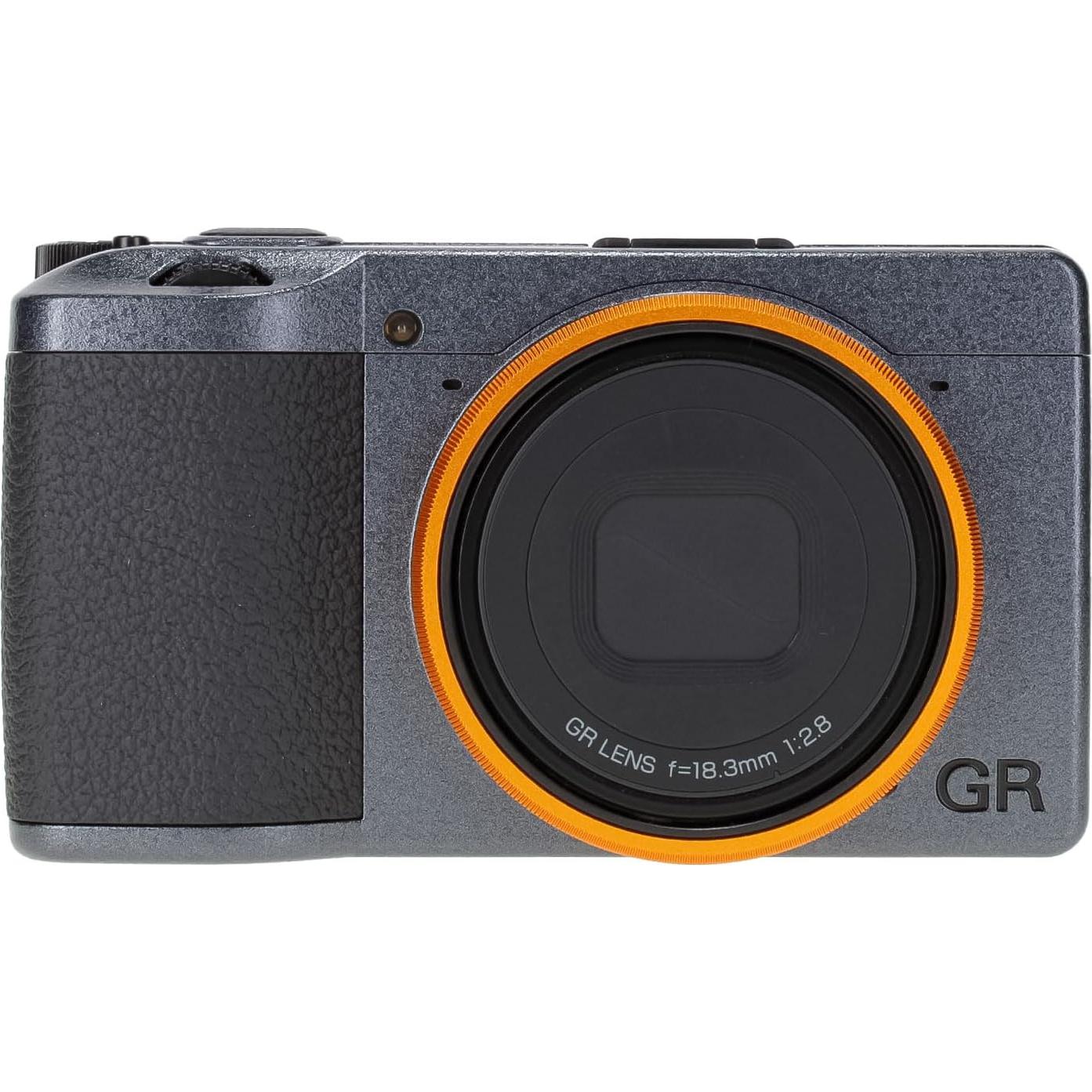 GR III Street Edition Compact Portable Digital Camera (01097) + 64GB Memory Card + Photography Software + LED Light + Camera Bag + Flexible Tripod + Li 90B Battery + External Charger + More
