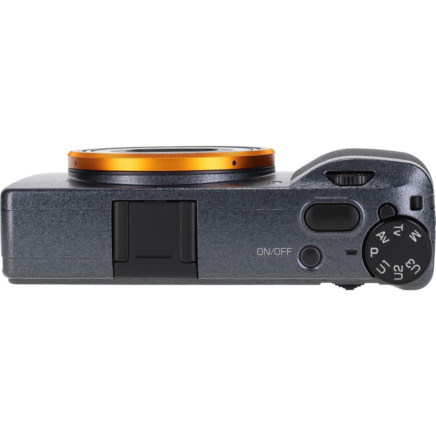 GR III Street Edition Compact Portable Digital Camera (01097) + 64GB Memory Card + Photography Software + LED Light + Camera Bag + Flexible Tripod + Li 90B Battery + External Charger + More