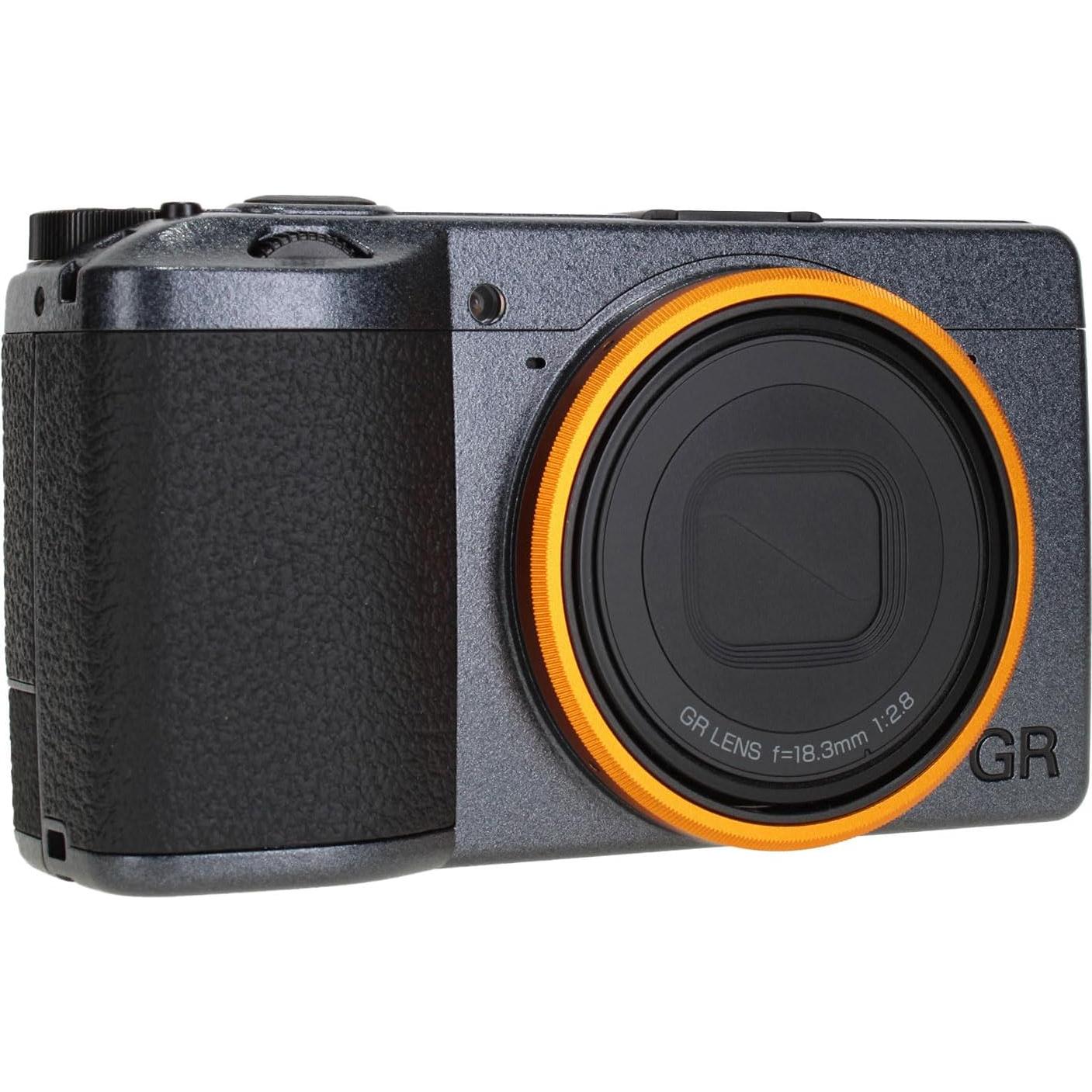 GR III Street Edition Compact Portable Digital Camera (01097) + 64GB Memory Card + Photography Software + LED Light + Camera Bag + Flexible Tripod + Li 90B Battery + External Charger + More