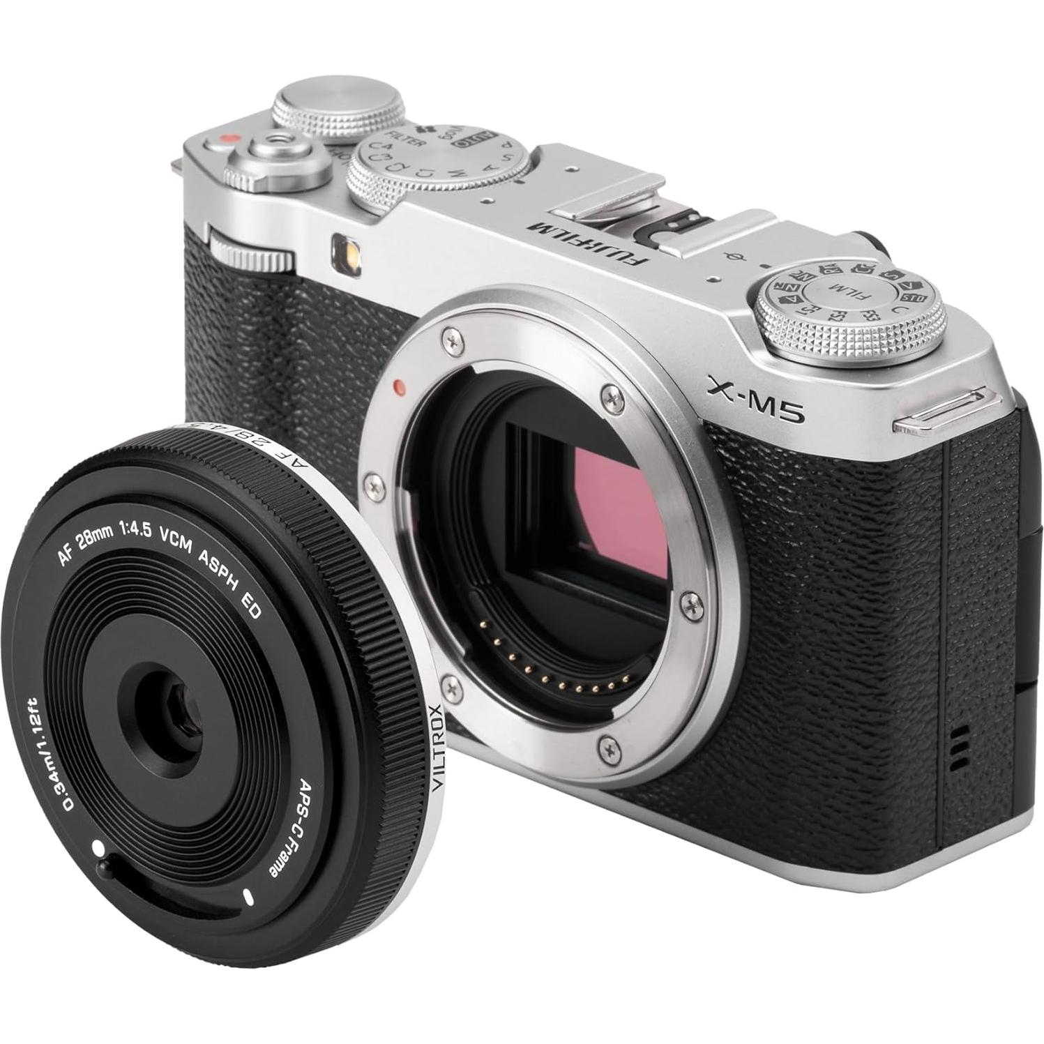 Lente Pancake VILTROX 28mm f4.5 para cámaras Fuji X