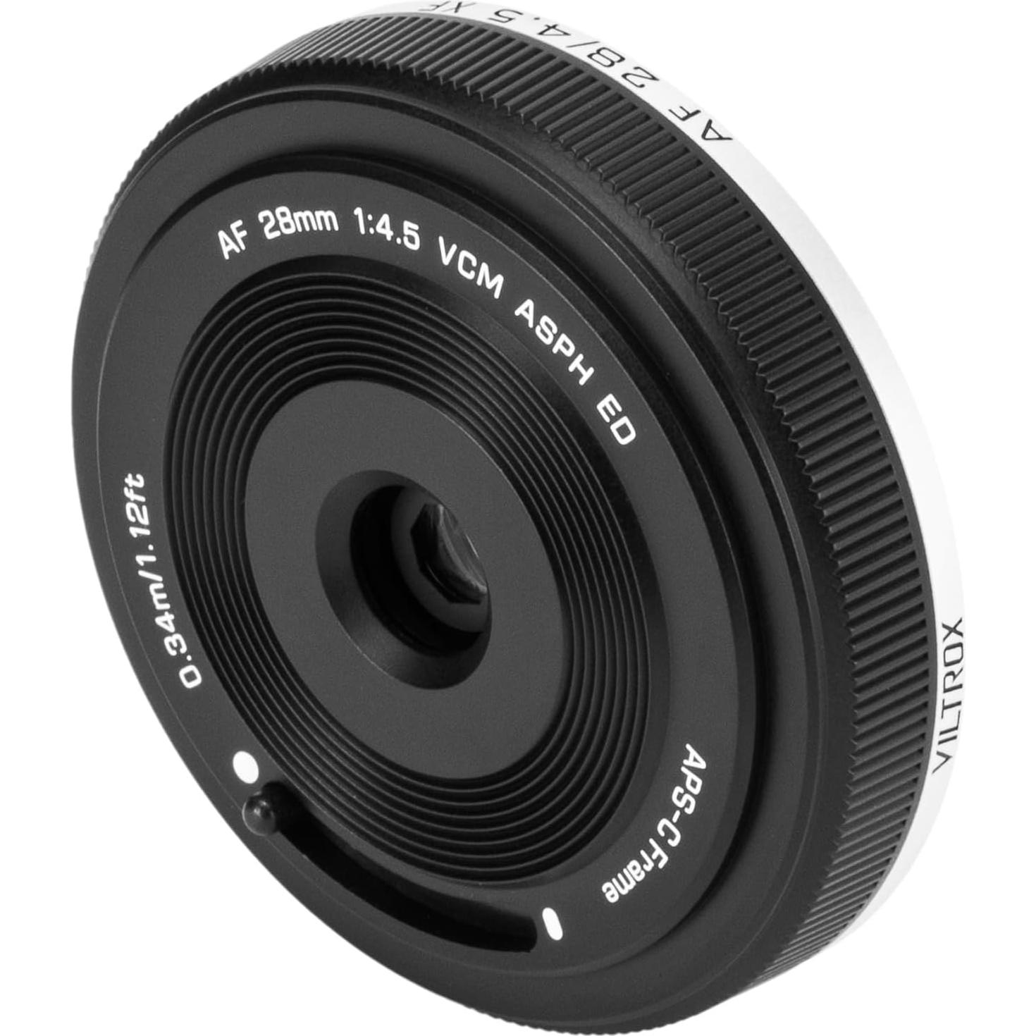 Lente Pancake VILTROX 28mm f4.5 para cámaras Fuji X