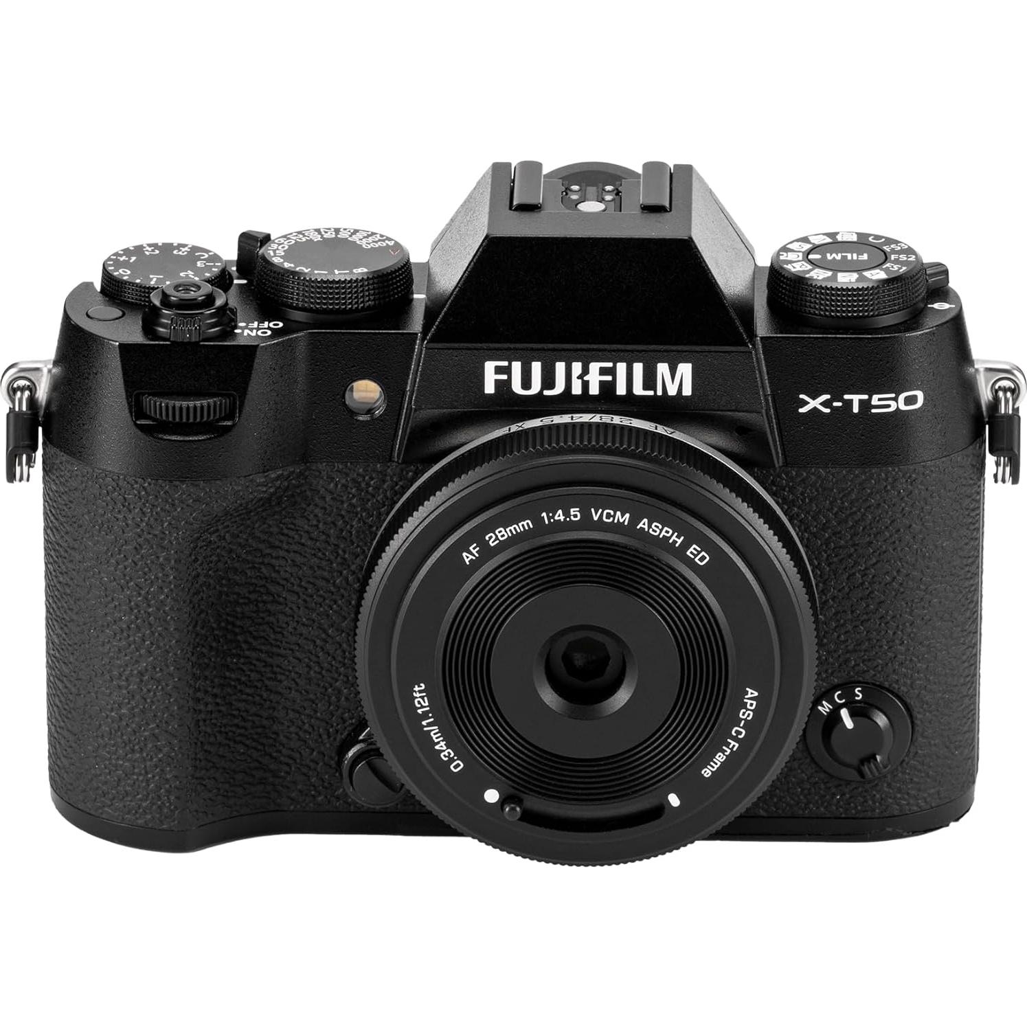 Lente Pancake VILTROX 28mm f4.5 para cámaras Fuji X