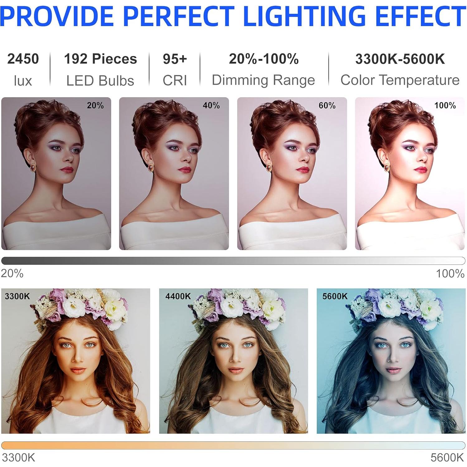 Luz de Video LED Bi-Color VILTROX VL-200T 3300-5600K