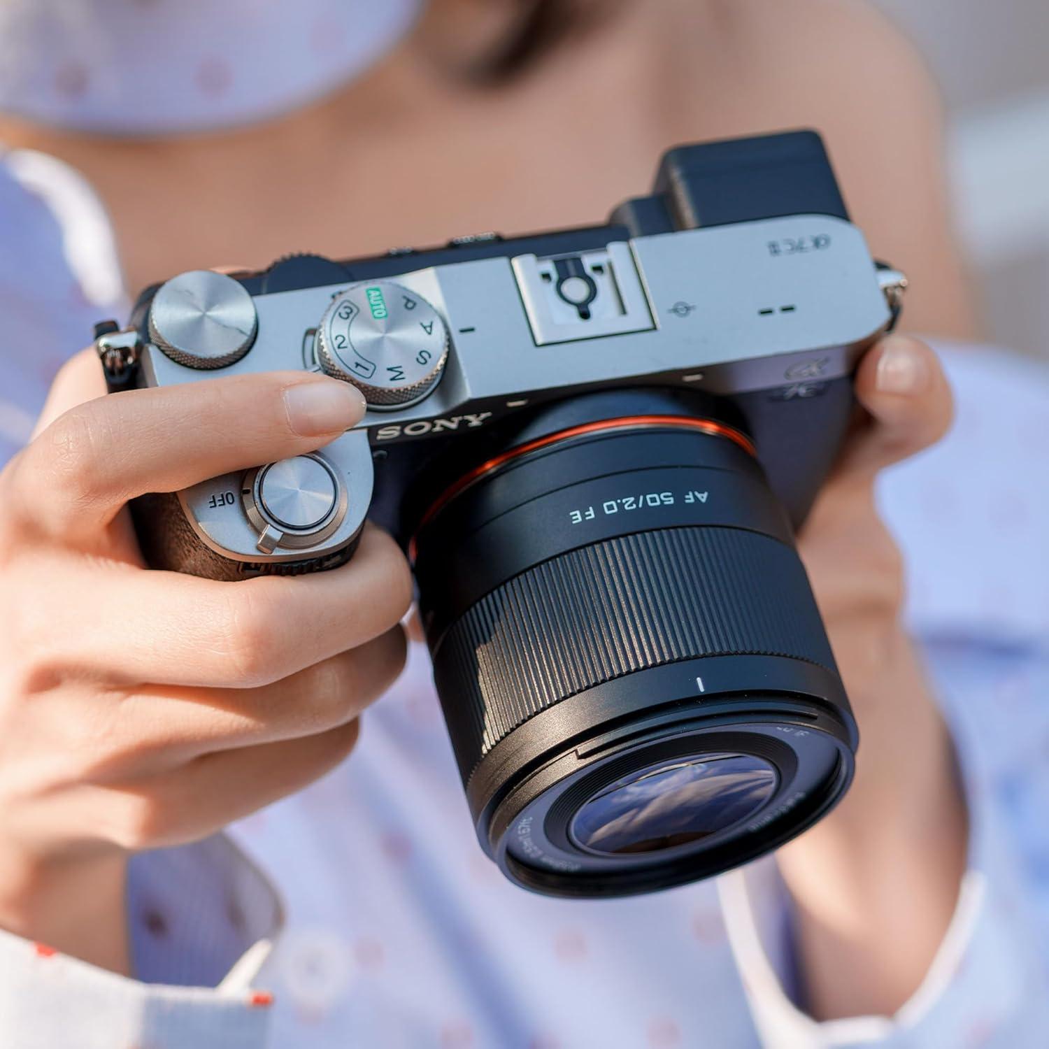 Lente VILTROX 50mm f/2.0 Montura E Enfoque Automático