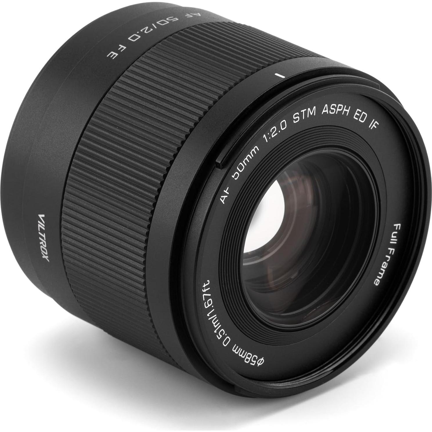 Lente VILTROX 50mm f/2.0 Montura E Enfoque Automático