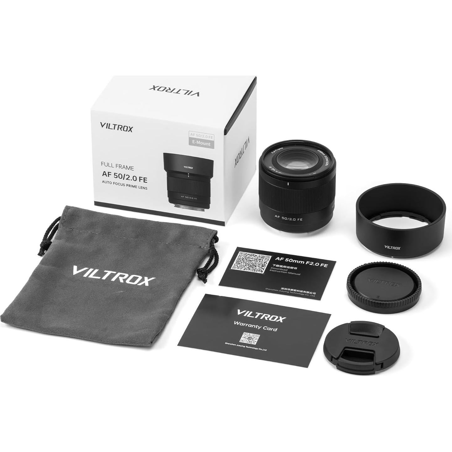 Lente VILTROX 50mm f/2.0 Montura E Enfoque Automático