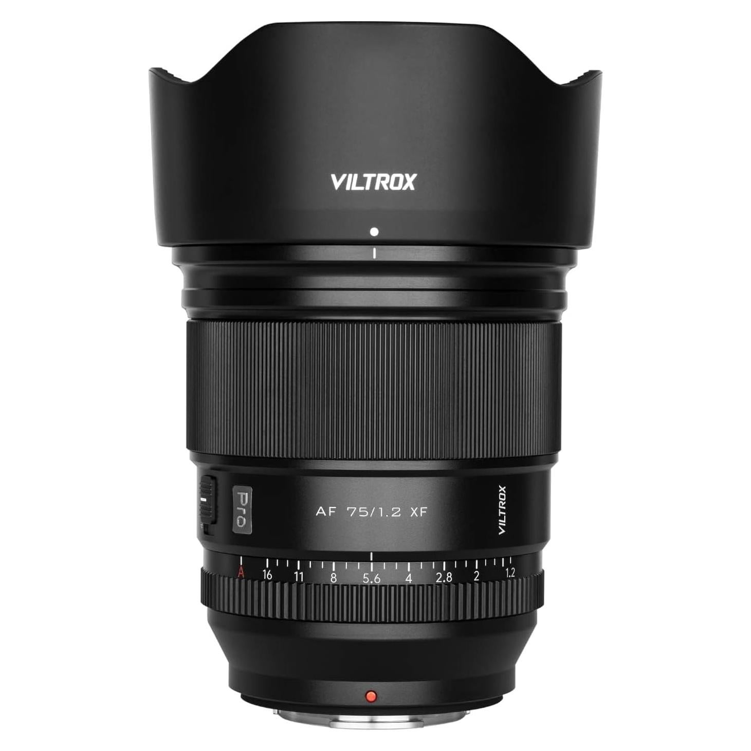 Lente VILTROX 75mm f/1.2 PRO XF para Fujifilm X-Mount