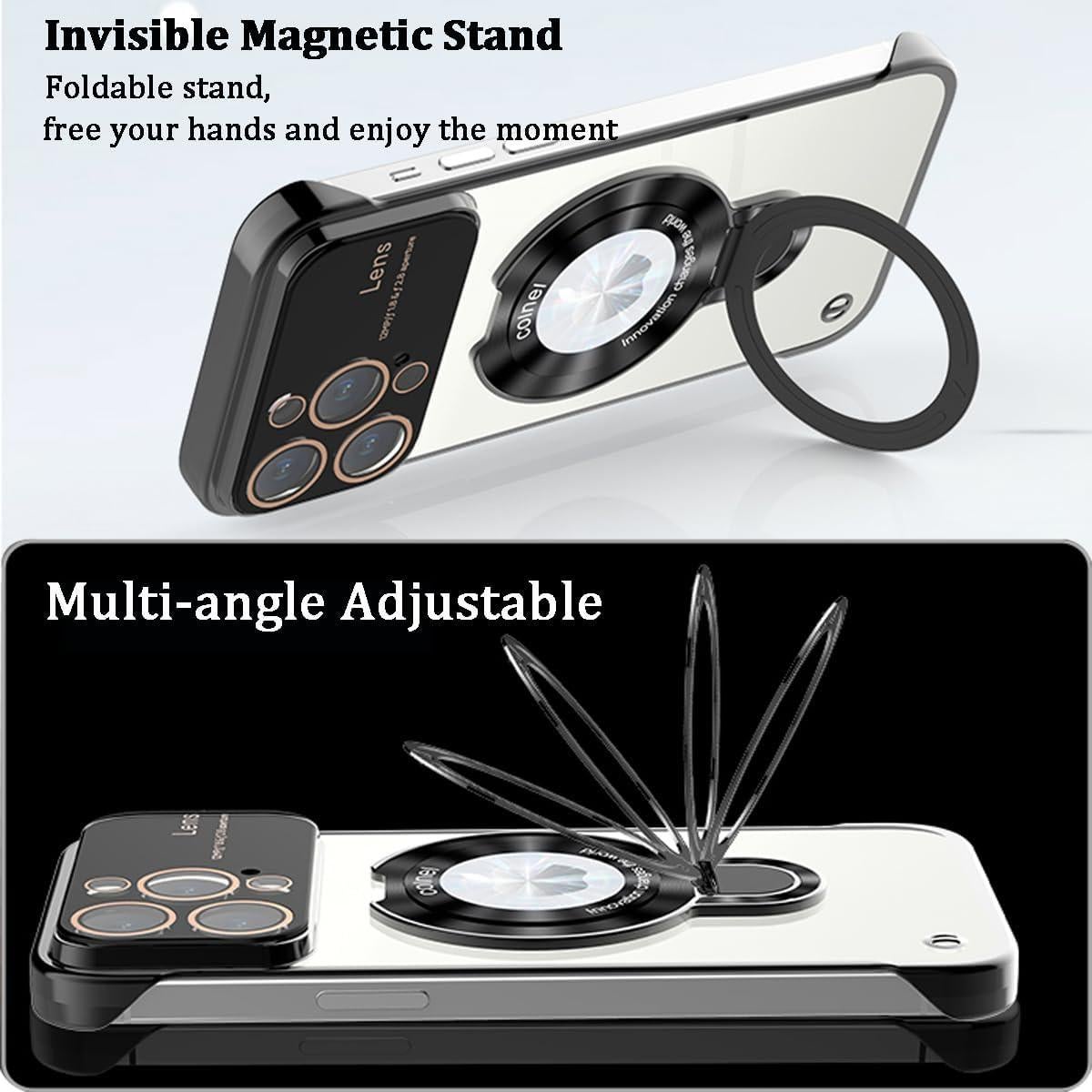 Funda Magnética Omio para iPhone 14 Pro Max, Soporte Invisible