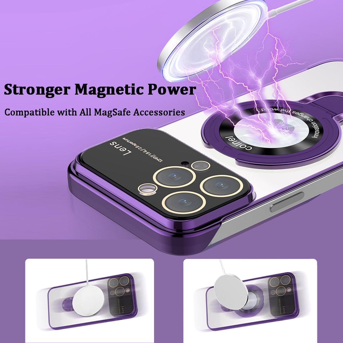 Funda Magnética Omio para iPhone 14 Pro Max, Soporte Invisible