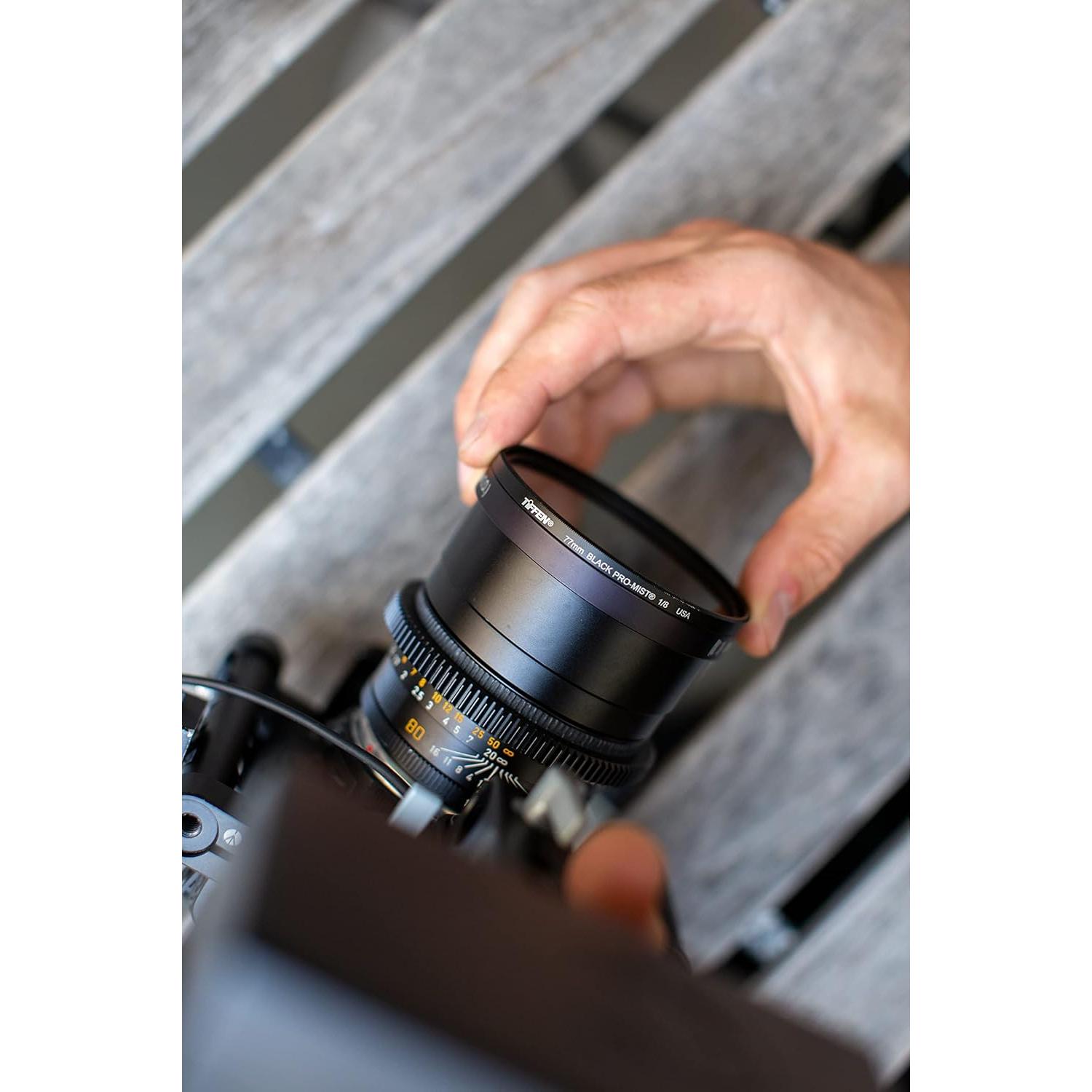 Filtro Black Pro-Mist 1/4 82mm - Efecto Cinemático para Fotografía