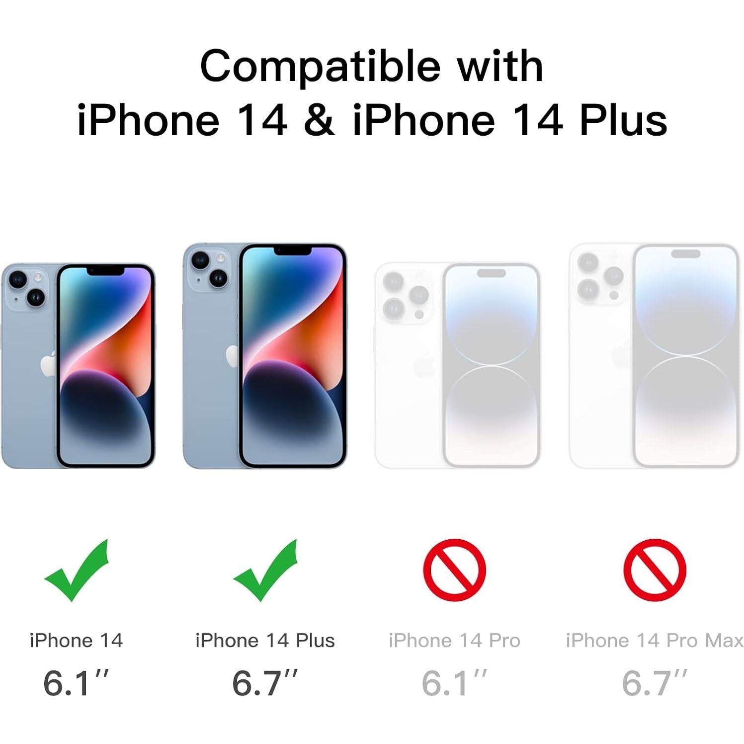 Protector de Lente de Cámara JETech para iPhone 14/14 Plus