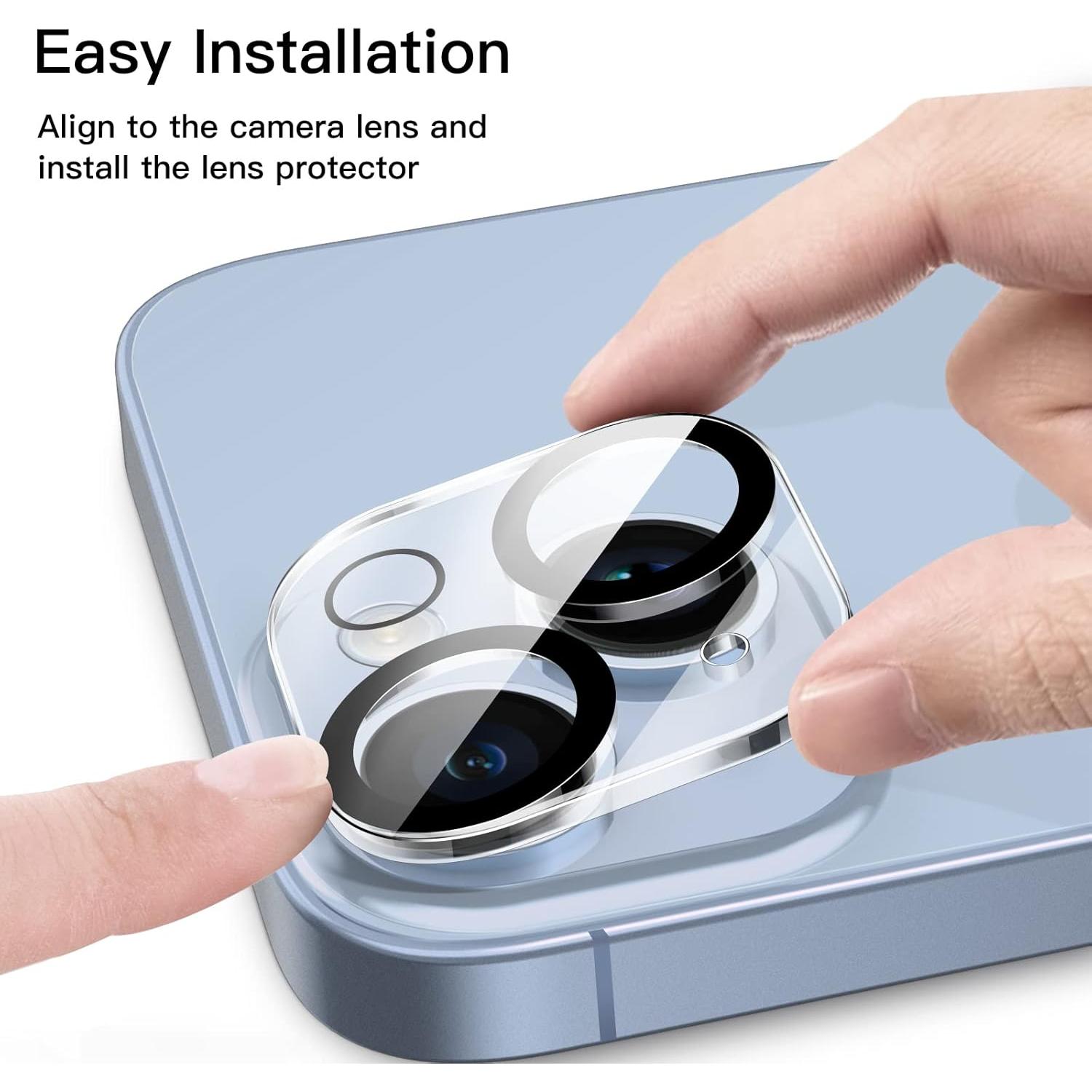 Protector de Lente de Cámara JETech para iPhone 14/14 Plus