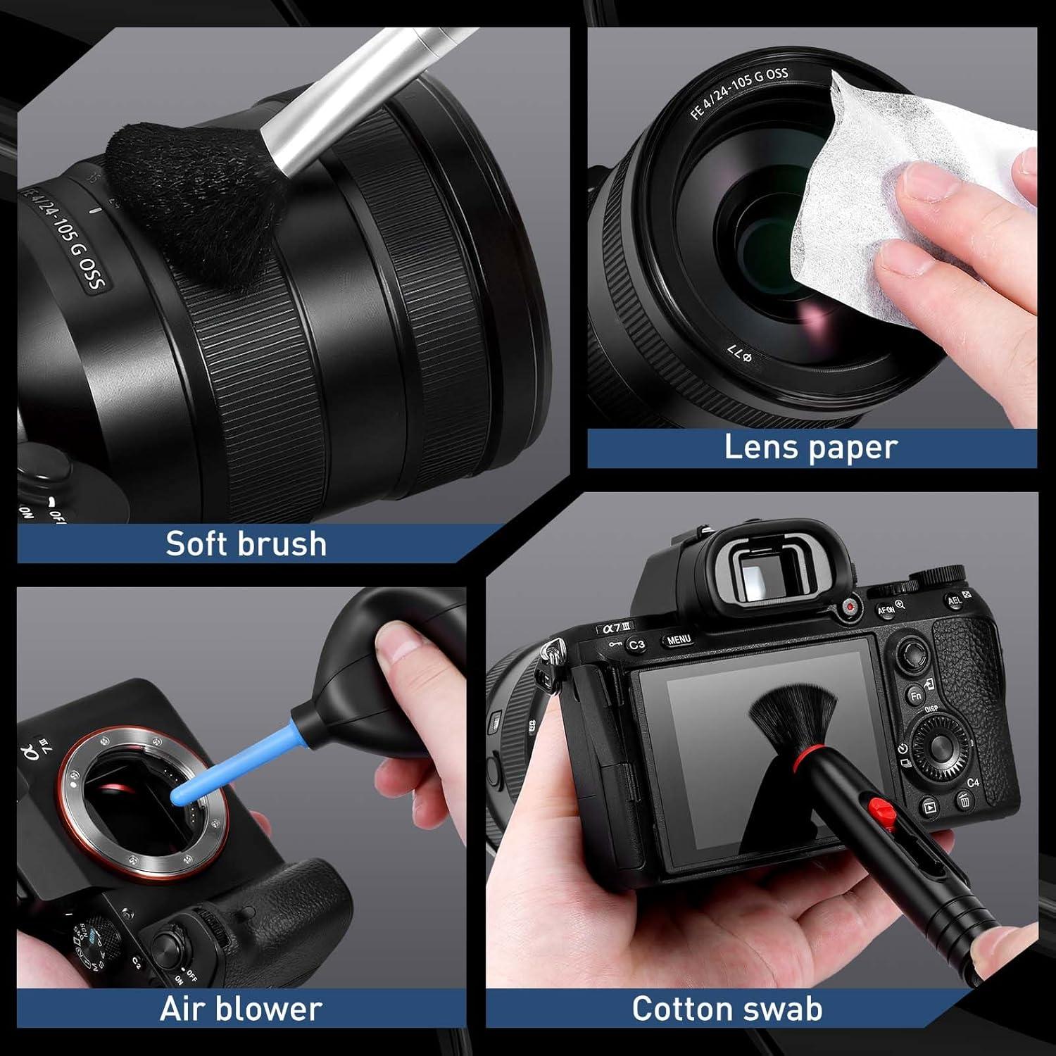 Kit de limpieza para cámaras DSLR y sin espejo MBJRFU 14 piezas