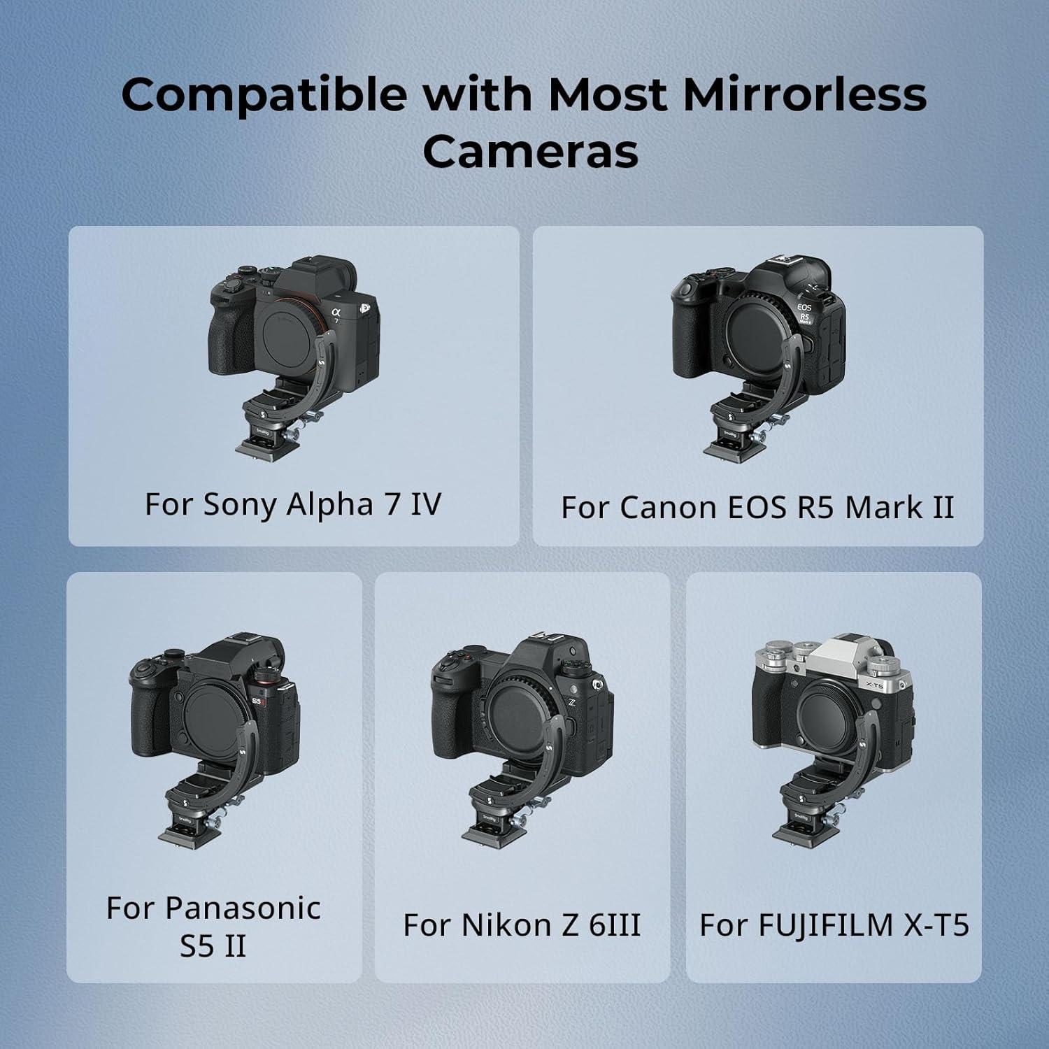 Kit Placa Montaje Horizontal Vertical SmallRig 4349 para Cámaras