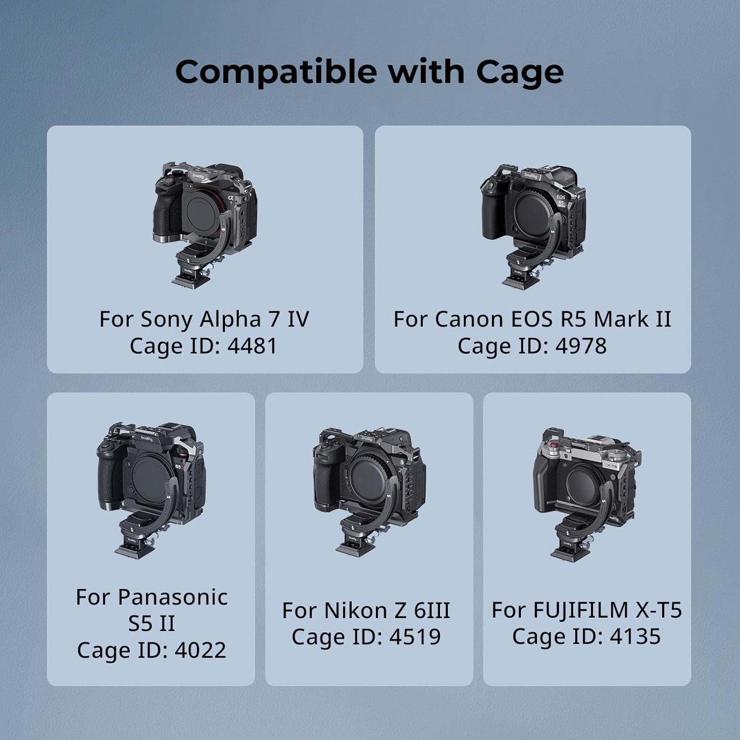 Kit Placa Montaje Horizontal Vertical SmallRig 4349 para Cámaras