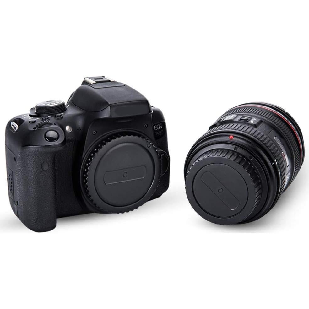 Kit de tapa de cuerpo y trasera JJC para cámaras Canon EOS