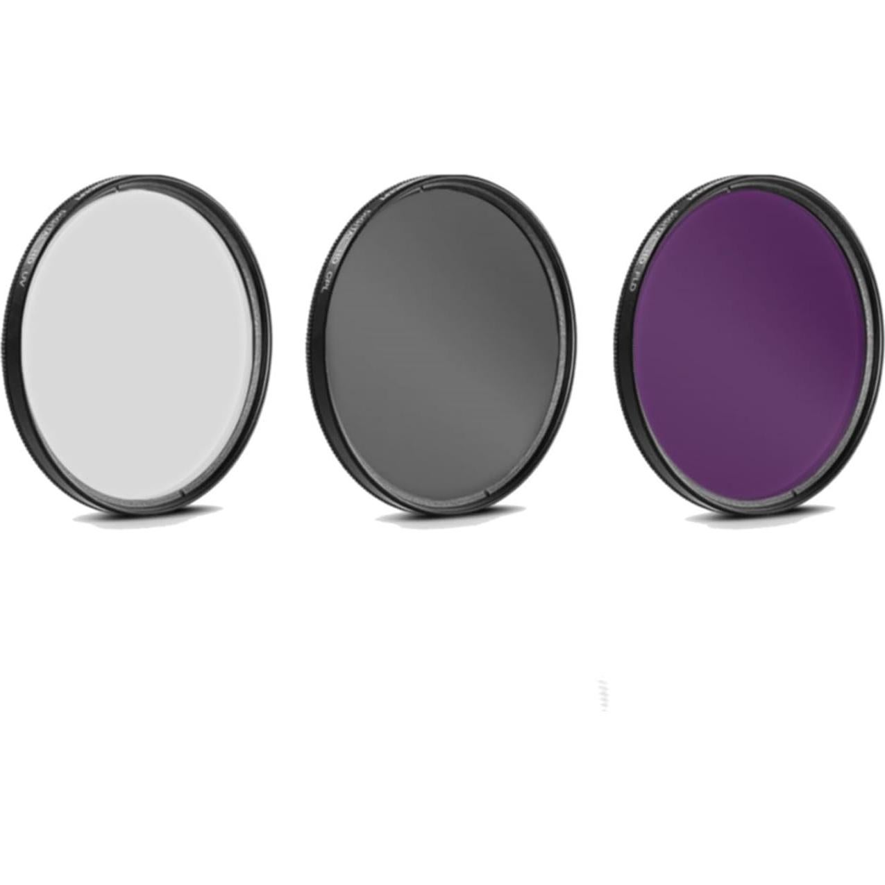 Kit de Filtros Pro 58mm Ledix + Parasol Tulipán para Canon