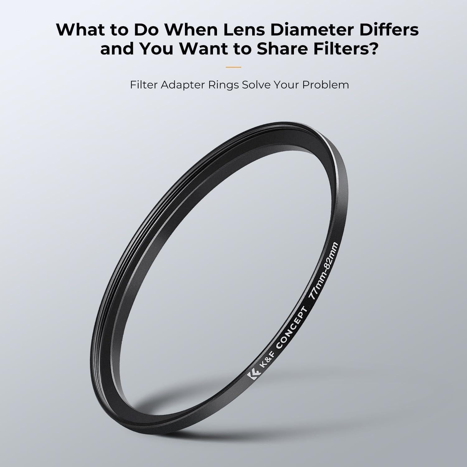 Juego de Adaptadores de Filtro K&F Concept 18 Piezas Metal