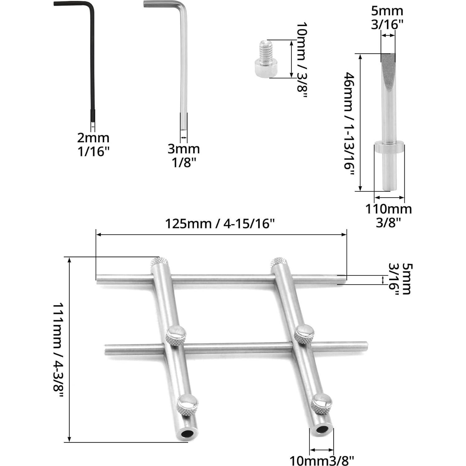 Kit de Herramientas QWORK para Reparación de Cámaras DSLR - Lentes 9.5 a 76.2 mm