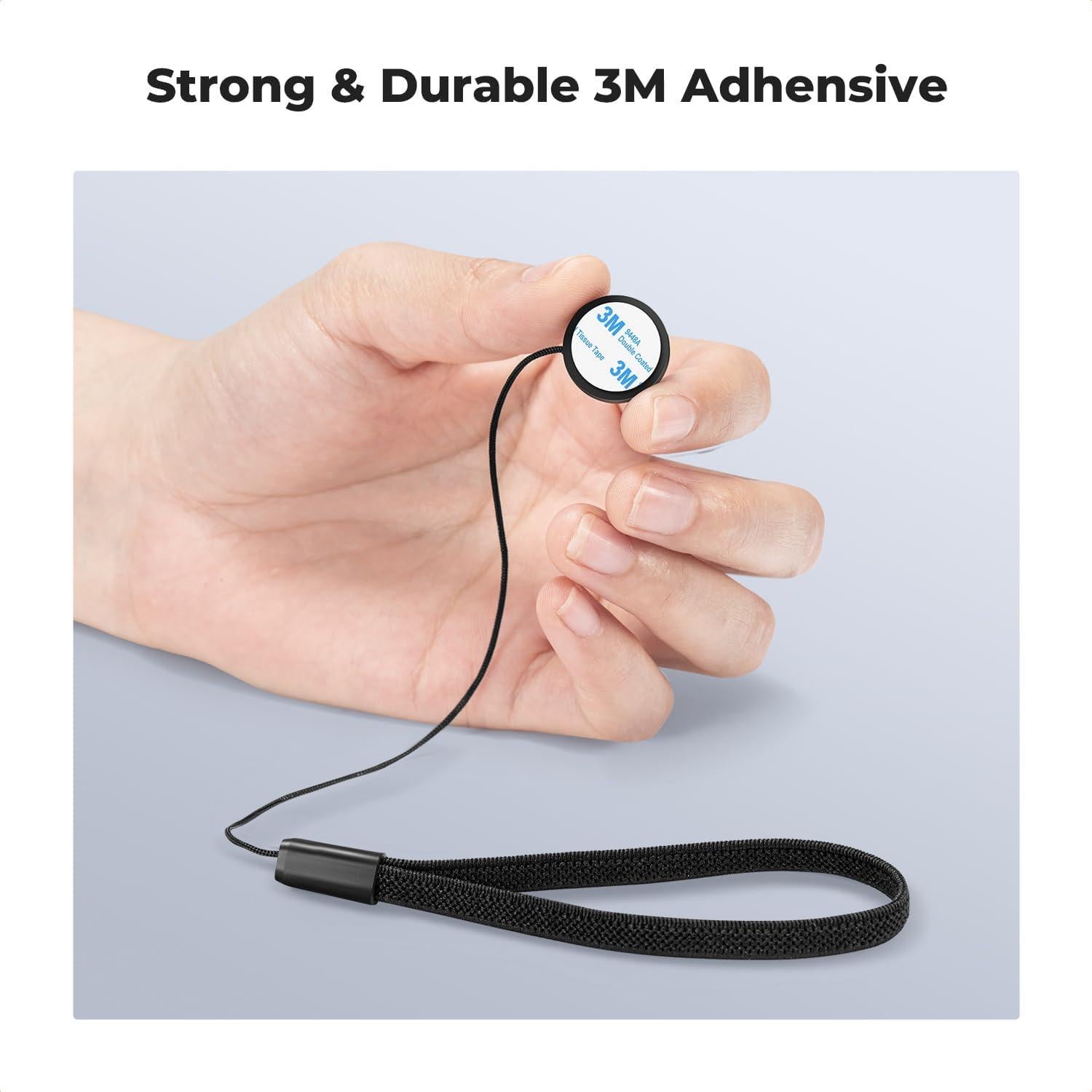 K&F Concept Sujetadores de Tapas de Lentes 6 Piezas + Paño Microfibra