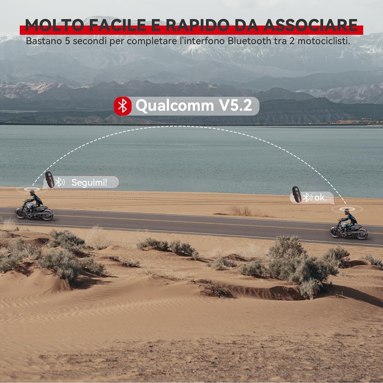 Auricular Bluetooth XGP SP para Casco Motocicleta IP67