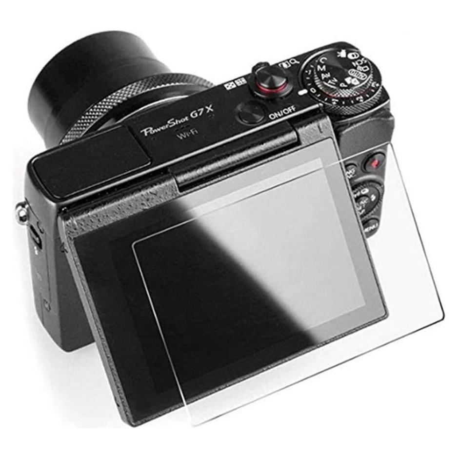 Paquete de 2 Protectores de Pantalla Vidrio Templado Canon G7X Mark III