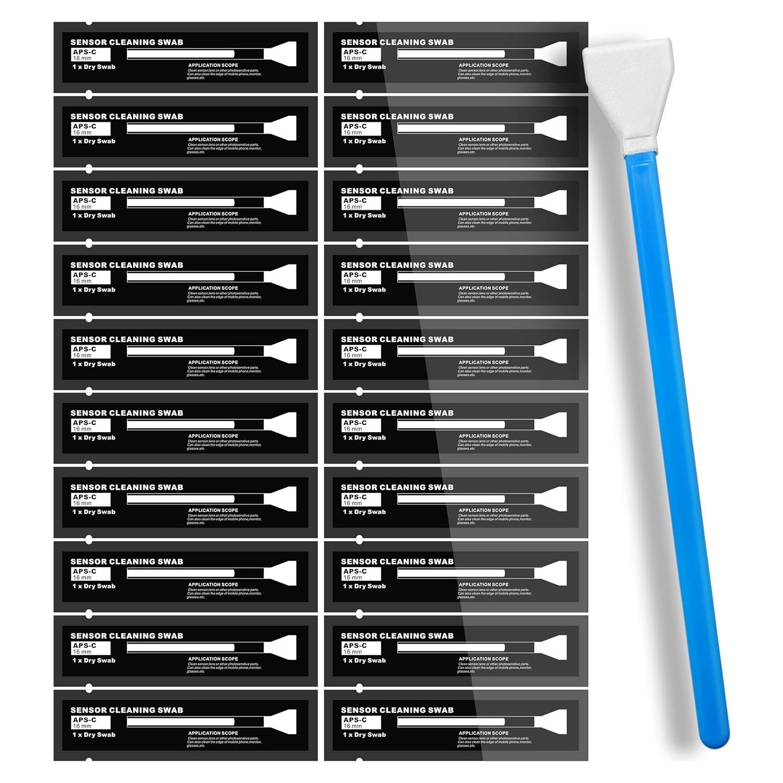 Hisopos de Limpieza AAWipes para Sensores APS-C - 20 Unidades