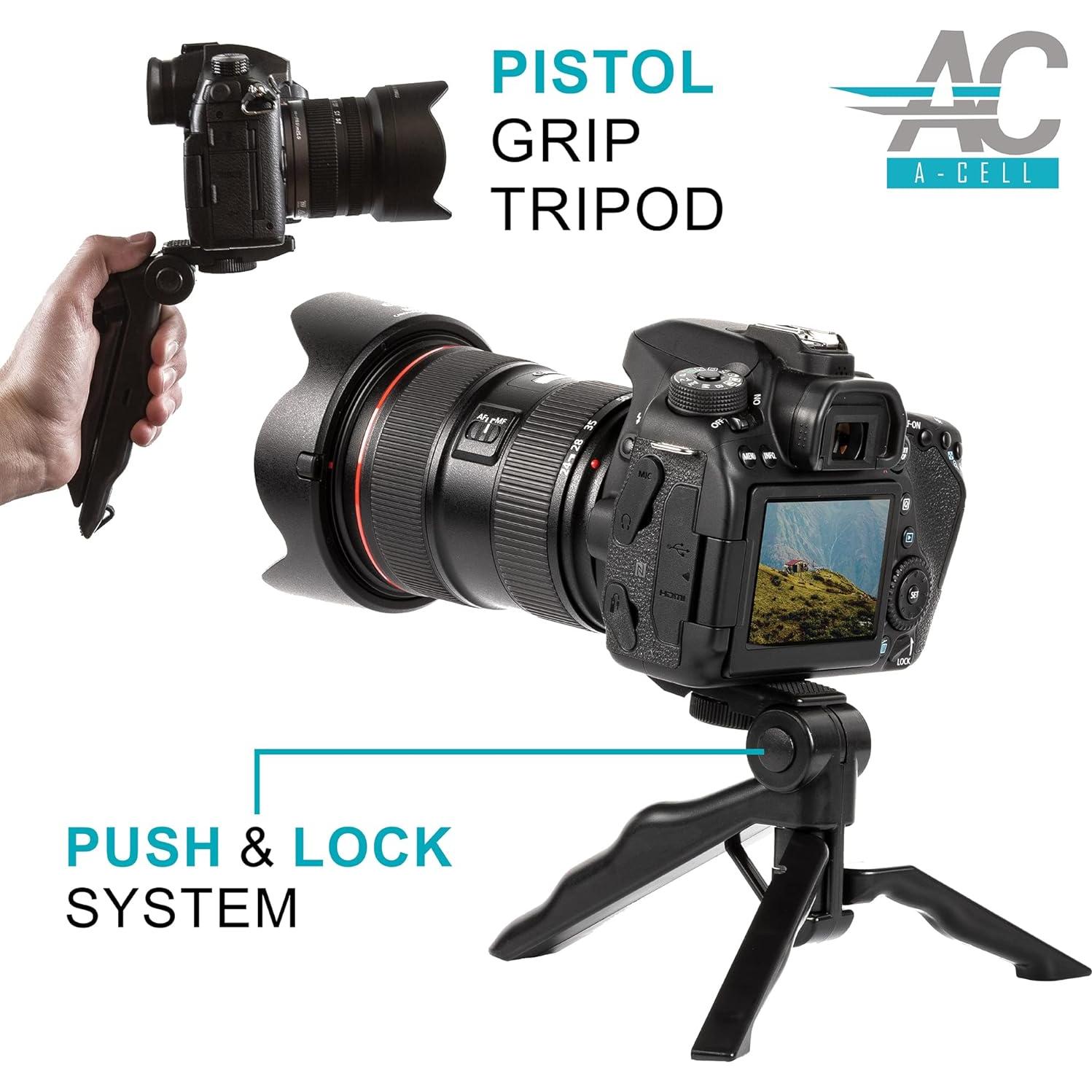 Kit de Accesorios 55mm A-Cell para Nikon D3400 D3500 D5500