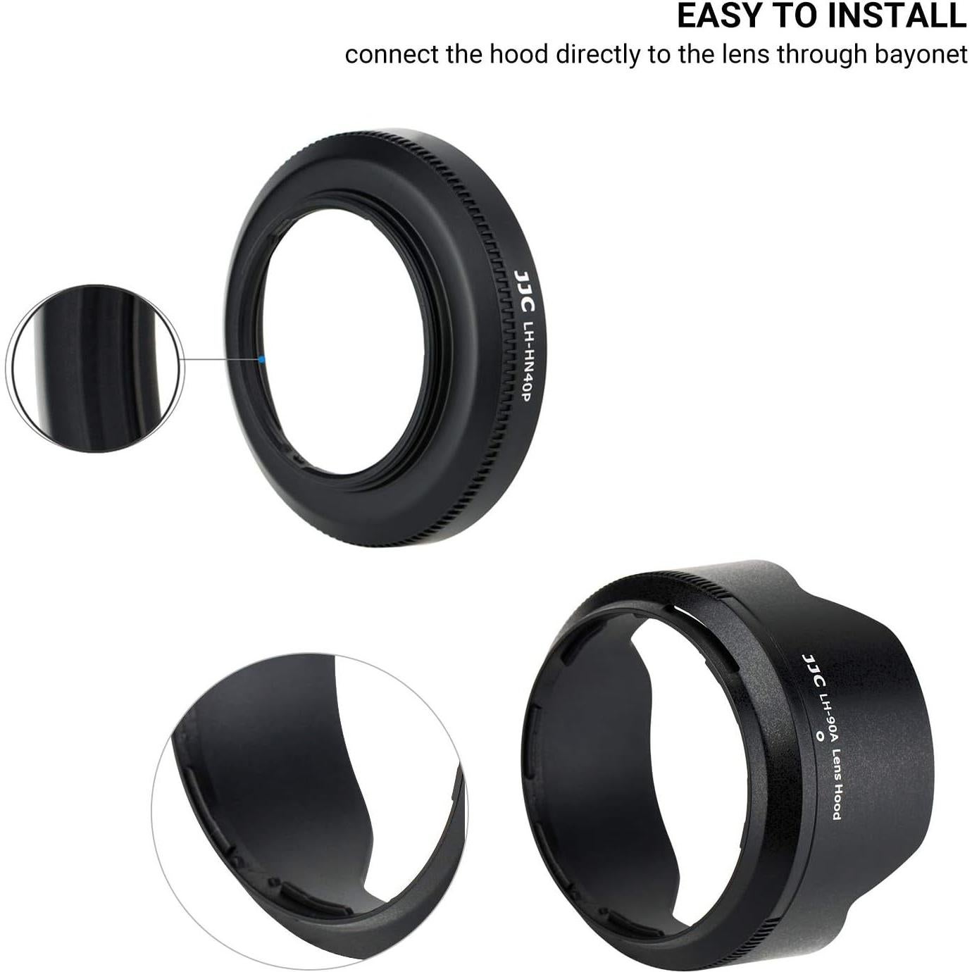 Kit de Filtros y Parasol Nikon Z30 Z50 Z fc Nikkor Z DX 16-50mm 50-250mm