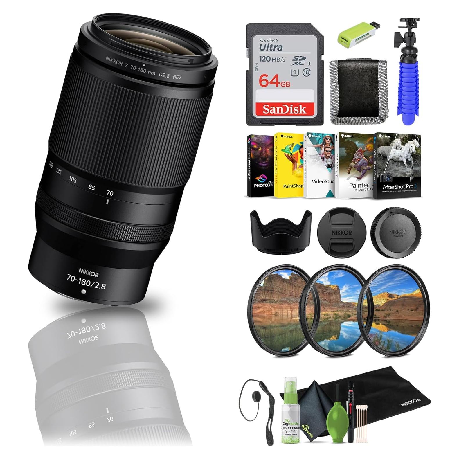 Lente Zoom Nikon NIKKOR Z 70-180mm f/2.8 + Accesorios