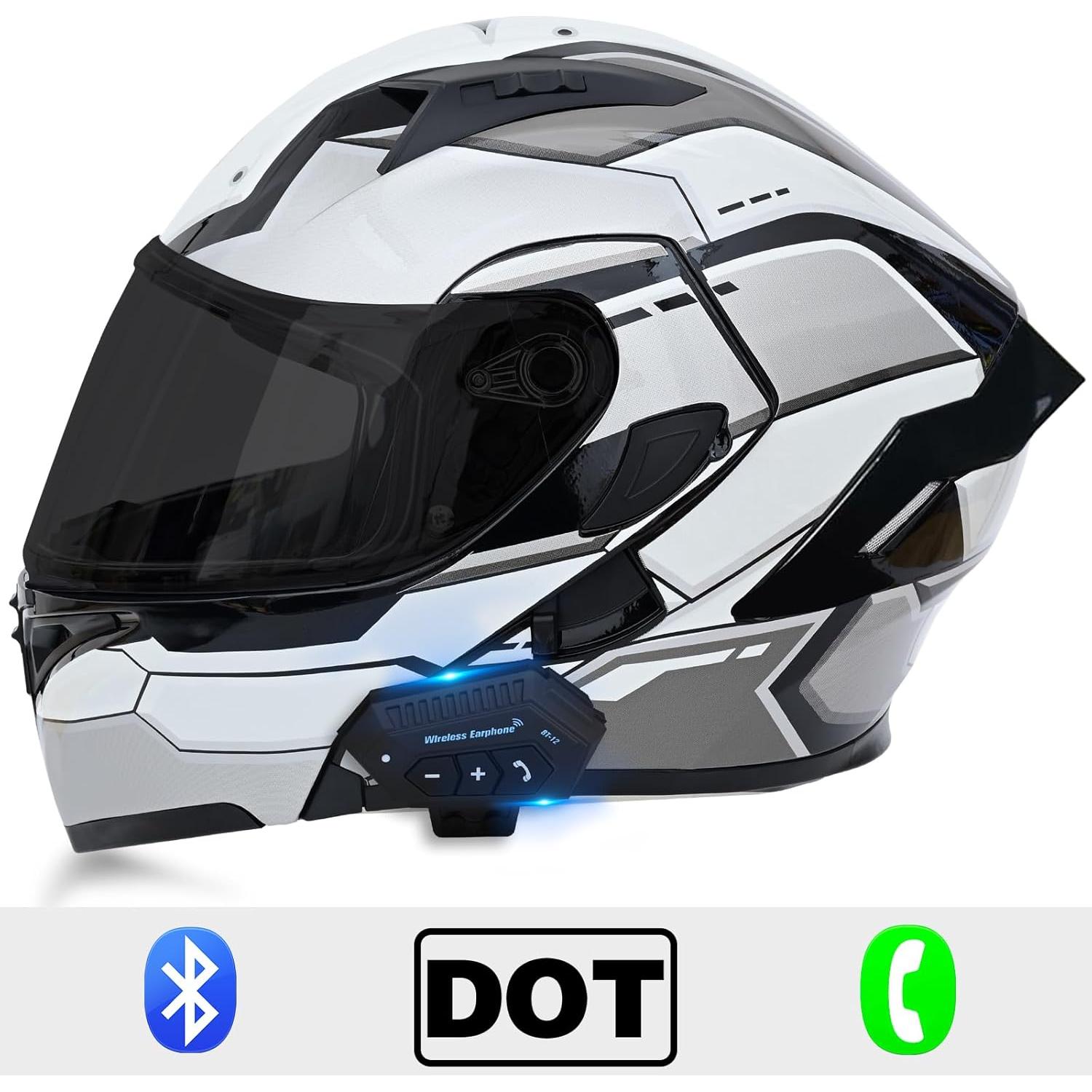 Casco Modular UWILSEE Bluetooth Doble Visera Unisex