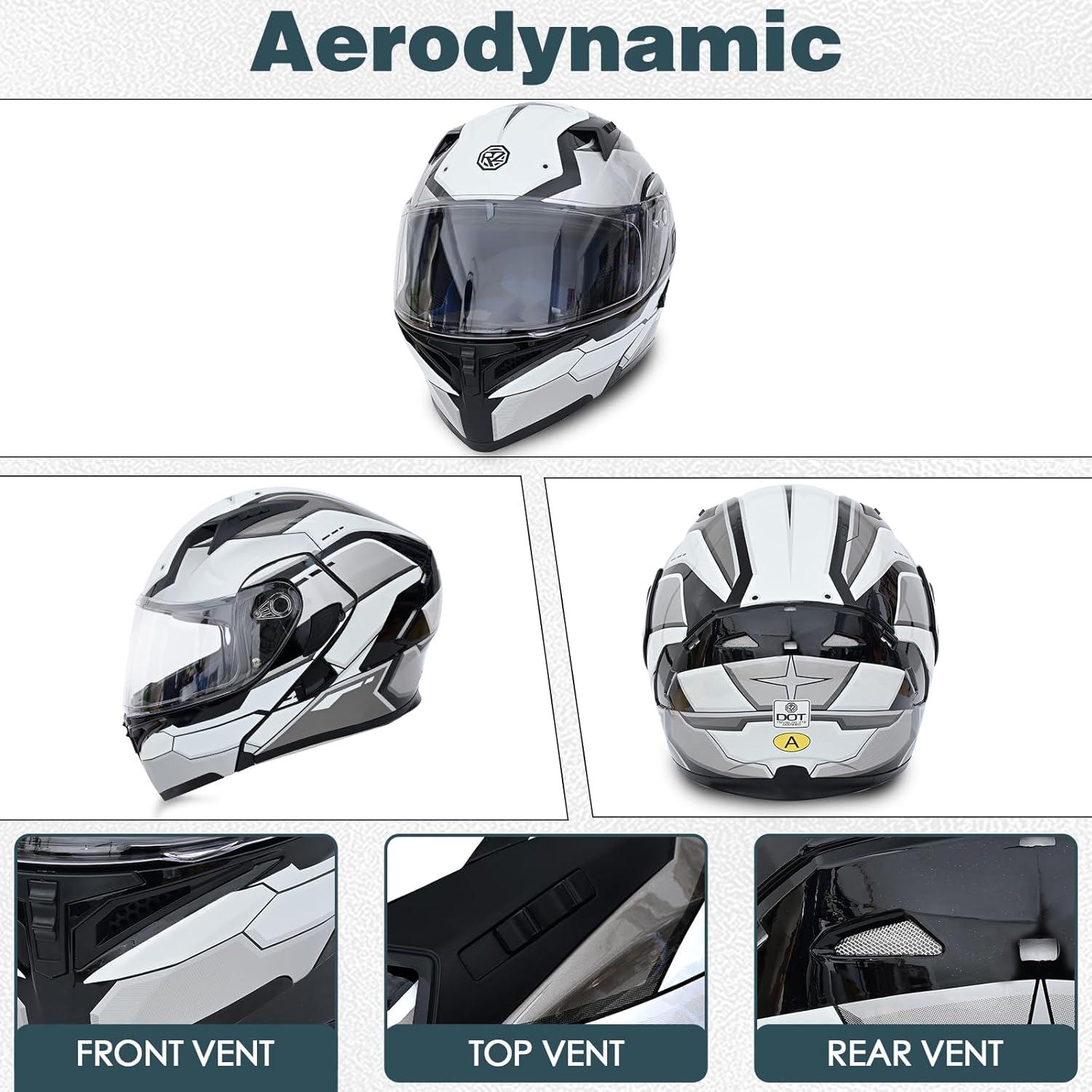 Casco Modular UWILSEE Bluetooth Doble Visor Unisex