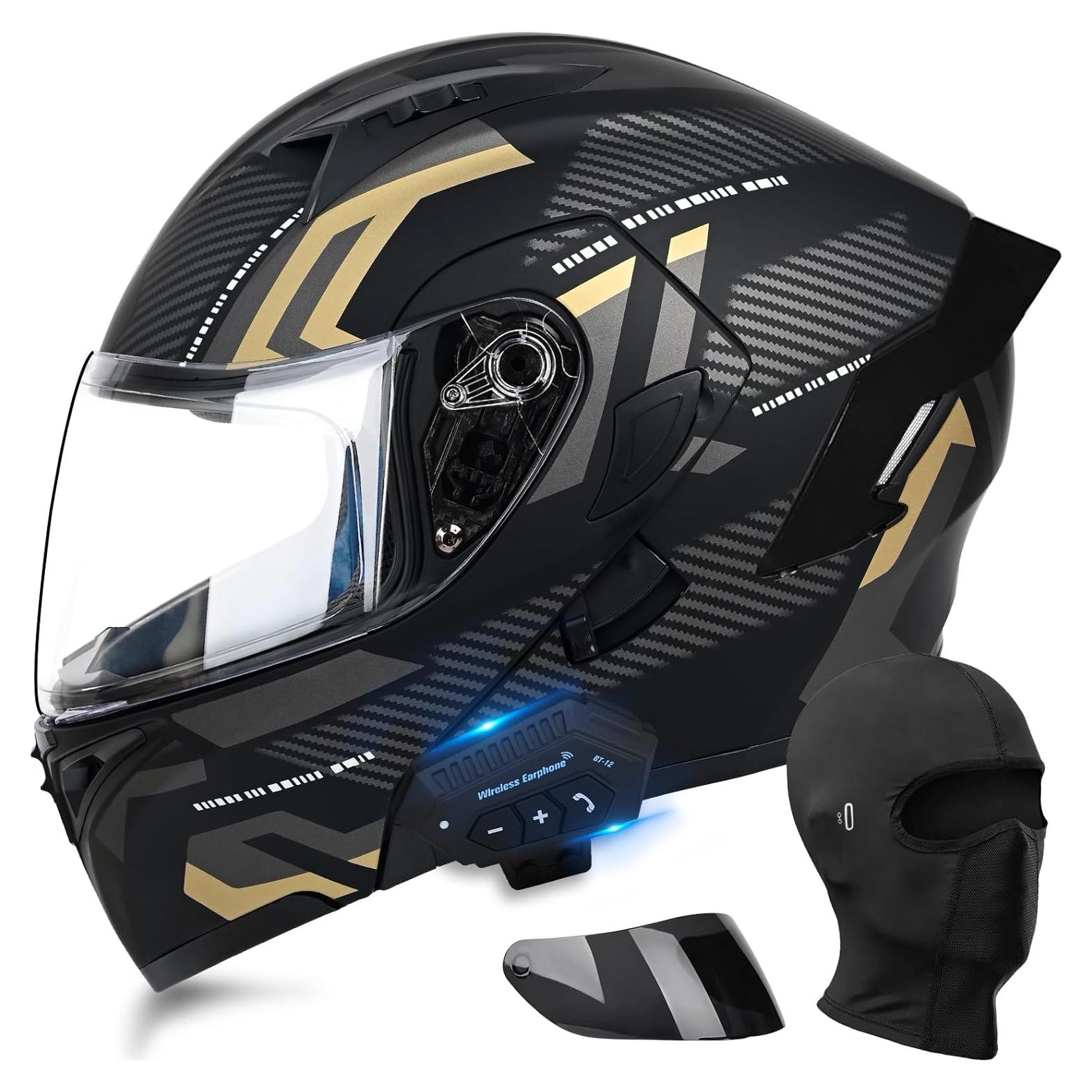 Casco Modular UWILSEE Bluetooth Doble Visor Unisex