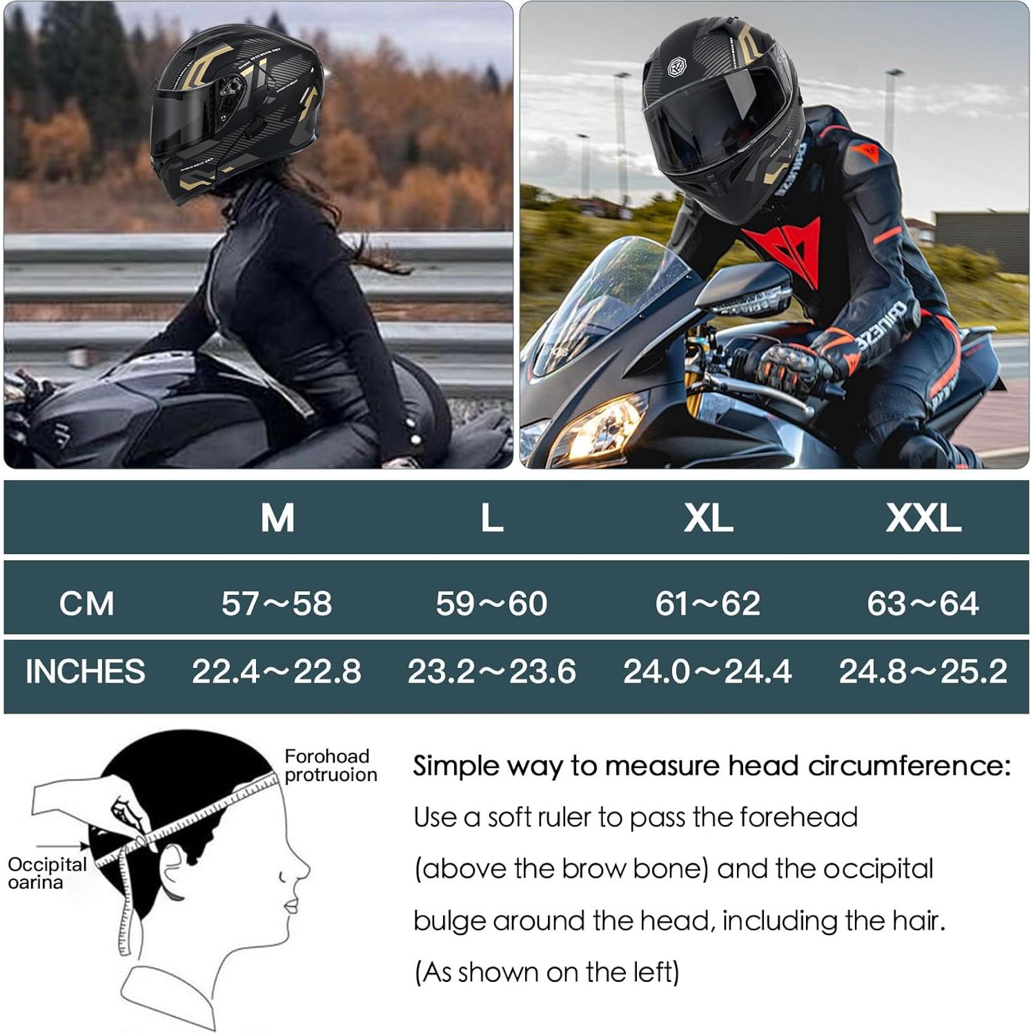 Casco Modular UWILSEE Bluetooth Doble Visor Unisex