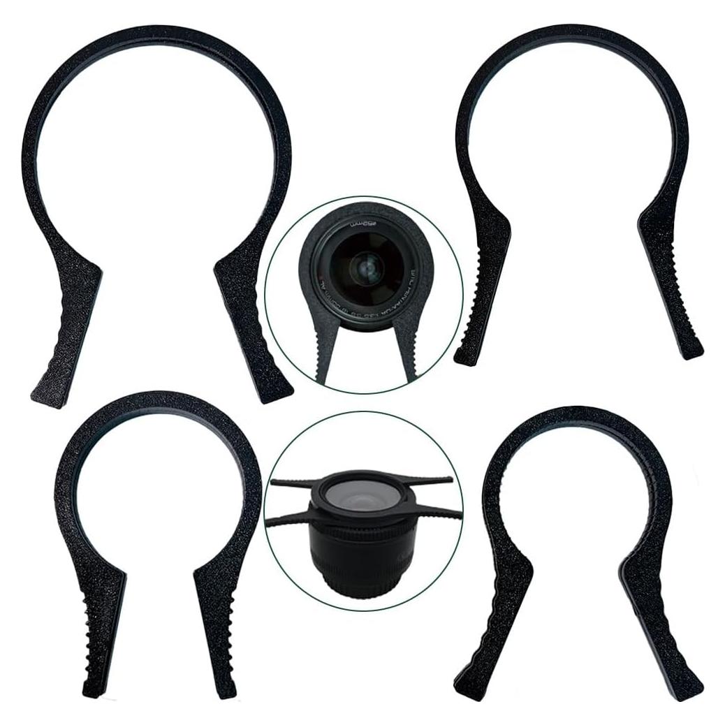 Kit de Llaves para Filtros de Lente BCDHAMATE - 4 Pares 37-95mm