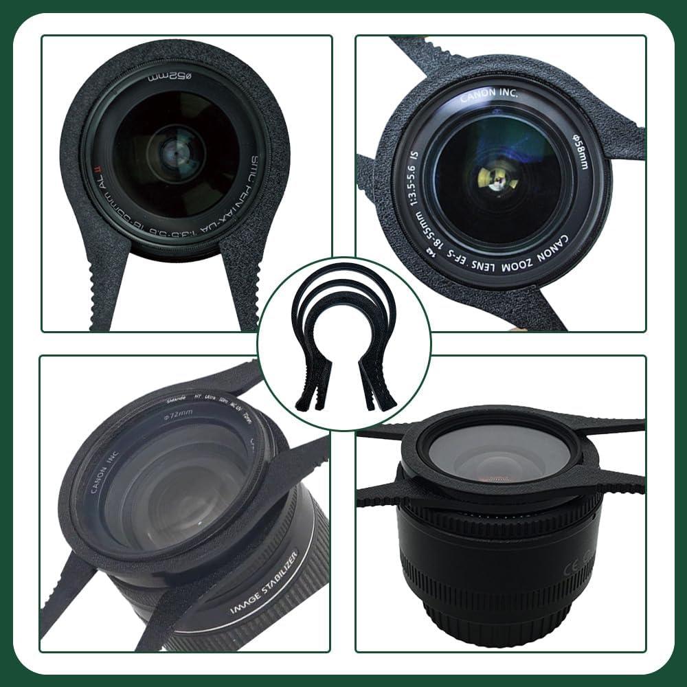 Kit de Llaves para Filtros de Lente BCDHAMATE - 4 Pares 37-95mm