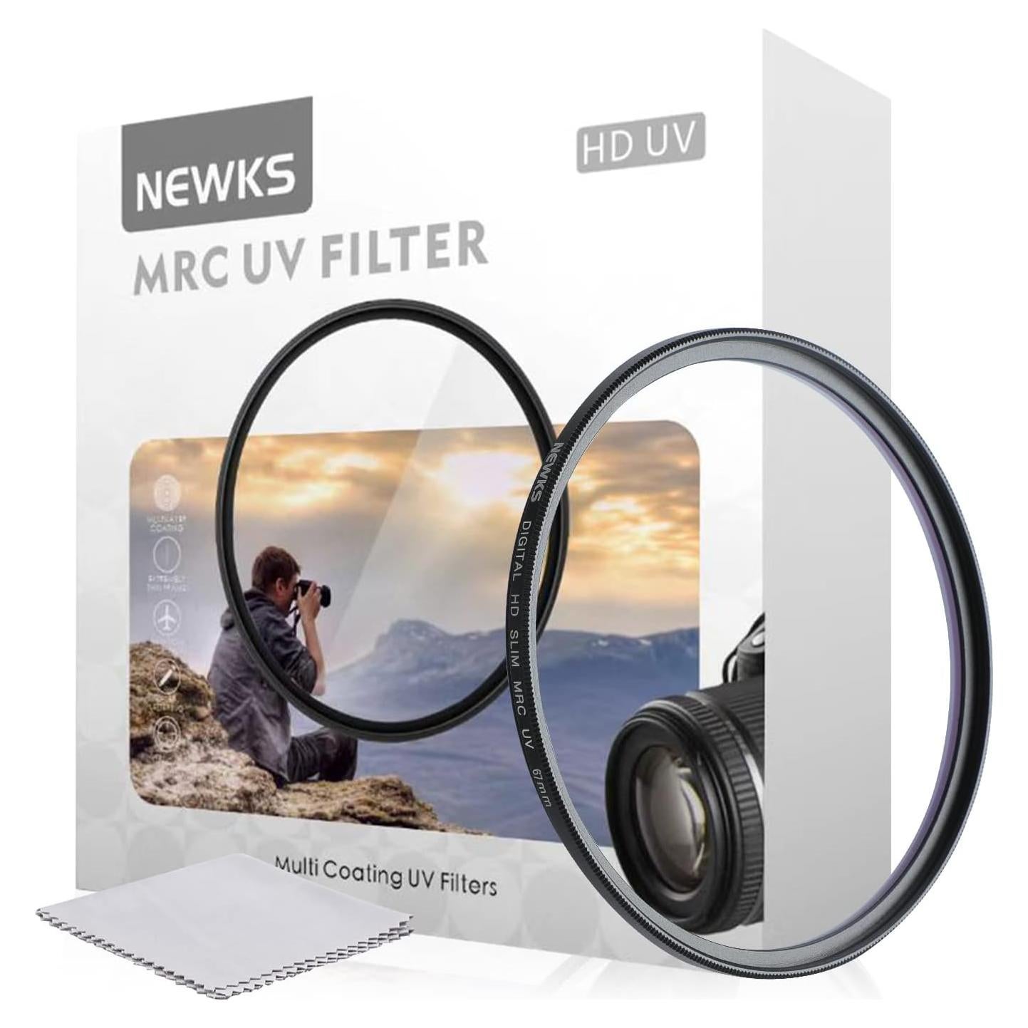 Filtro UV Protector Newks 67mm Ultra Delgado 16 Capas Nano