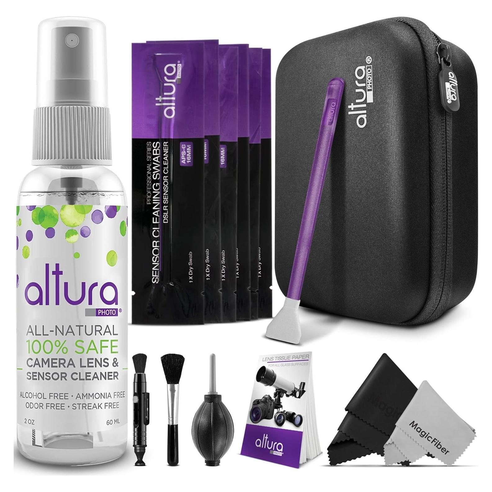 Kit de limpieza de cámara Altura Photo para DSLR y APS-C