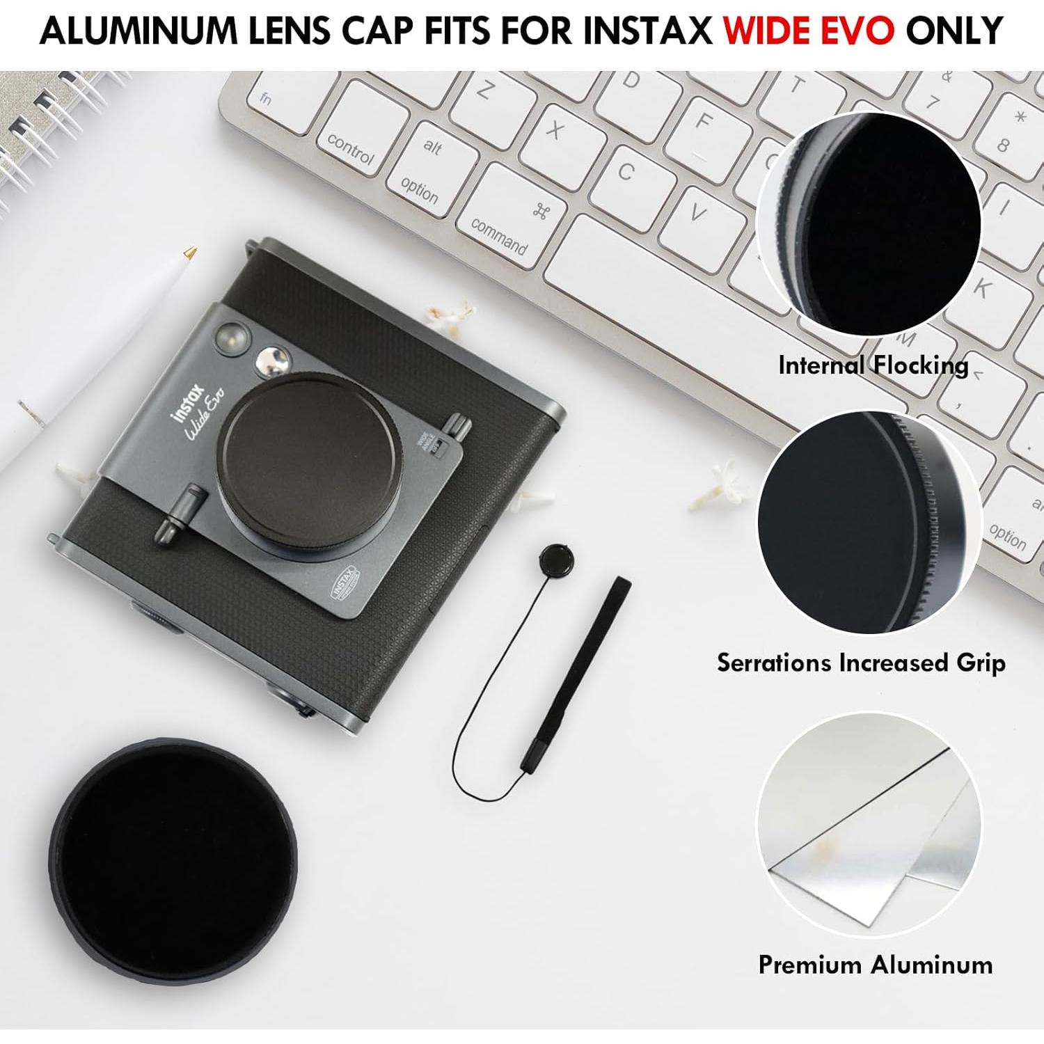 Protector de Pantalla y Tapa de Lente HIYQIN para Fujifilm Instax Wide EVO