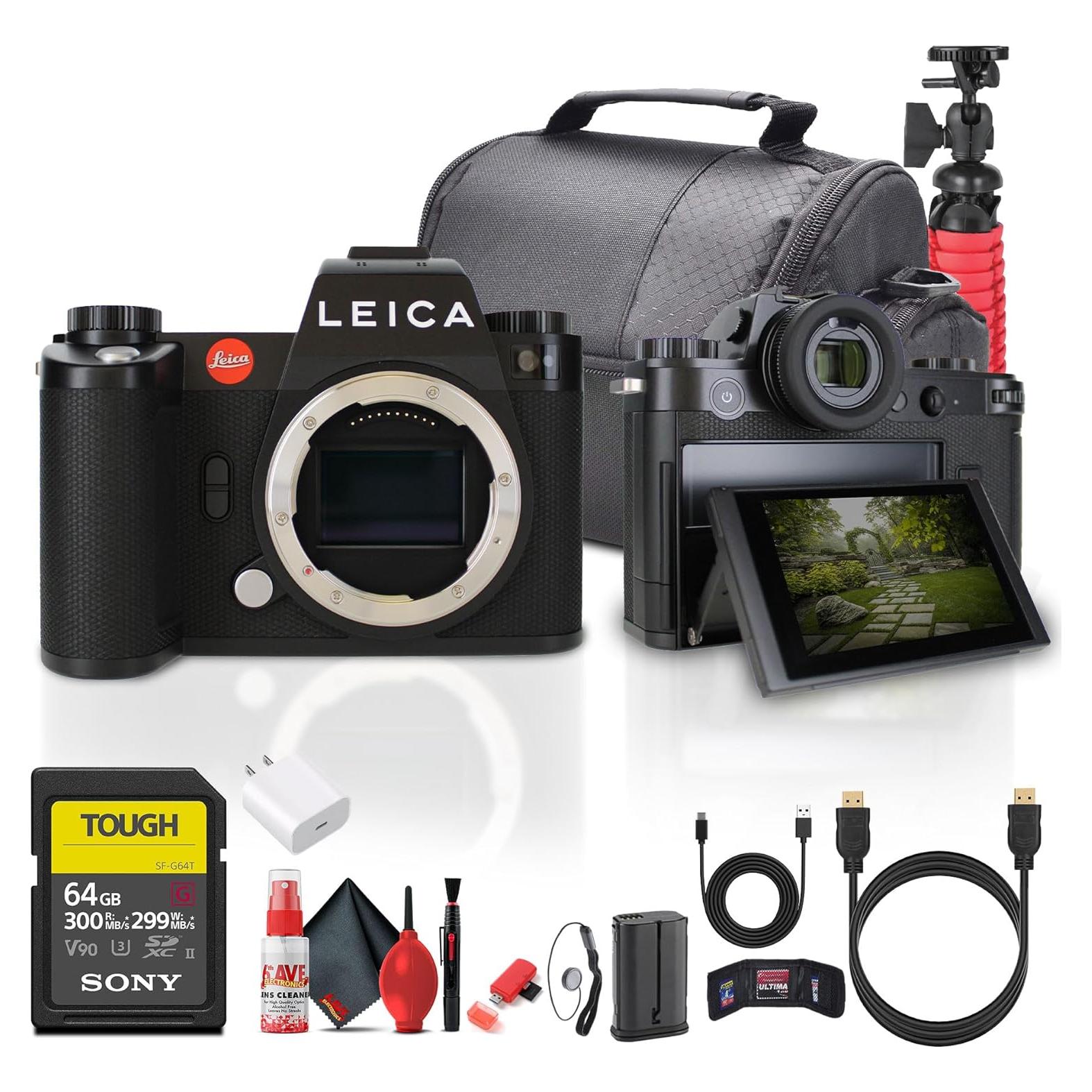 Cámara Digital Sin Espejo Leica SL3 60MP + Accesorios Completo