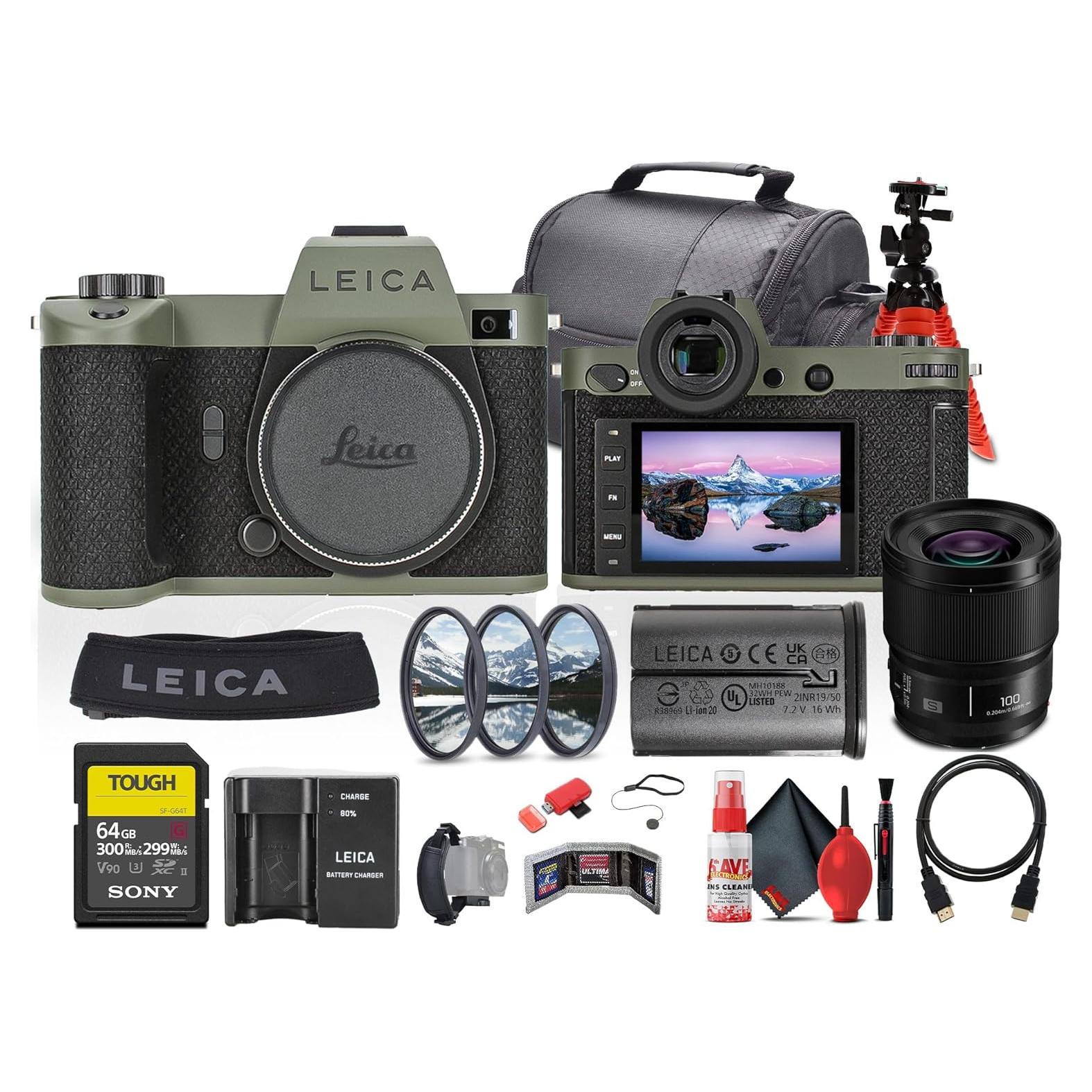 Cámara Sin Espejo Leica SL2-S Reporter + Lente Panasonic 100mm