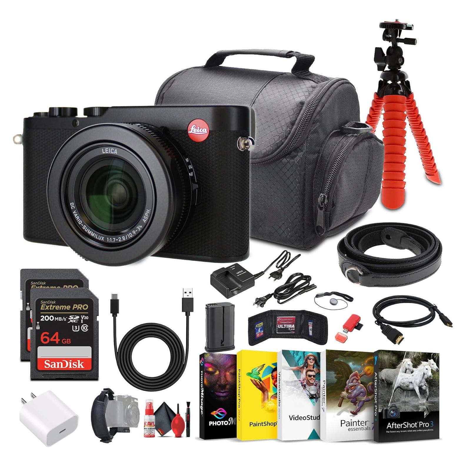 Cámara Compacta Leica D-Lux 8 | Sensor 4/3, Video 4K, 2x64GB