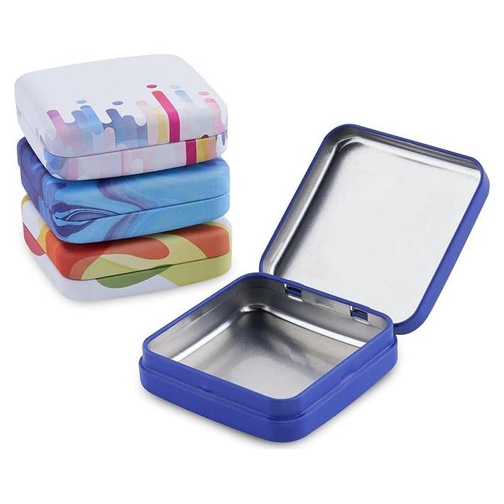 Contenedores de Lata ZEISS para Limpieza de Lentes, 4 Piezas