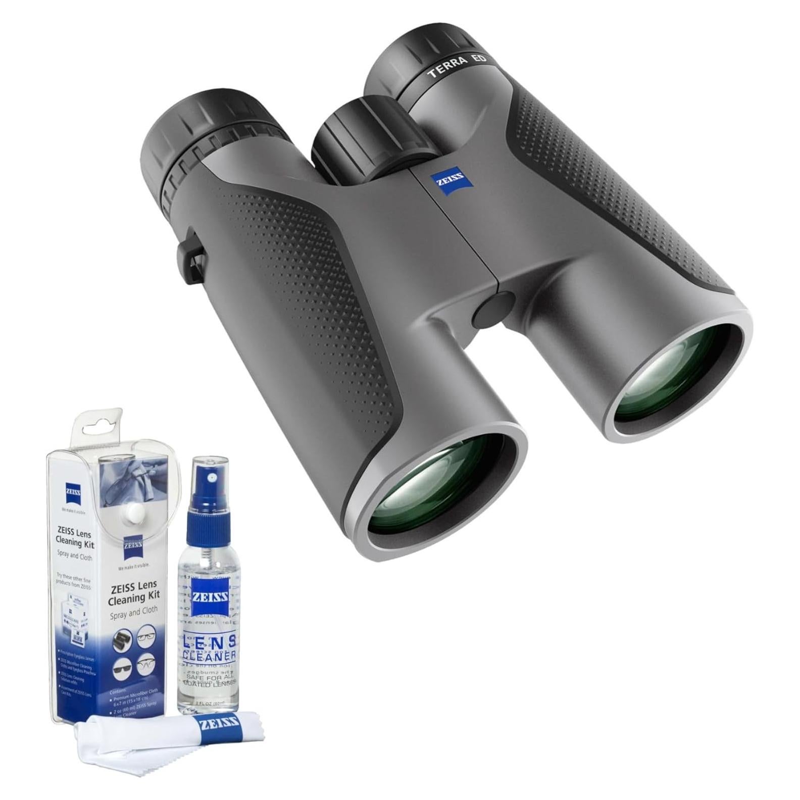 Binoculares Zeiss Terra ED 10x42 Compactos con Kit de Cuidado